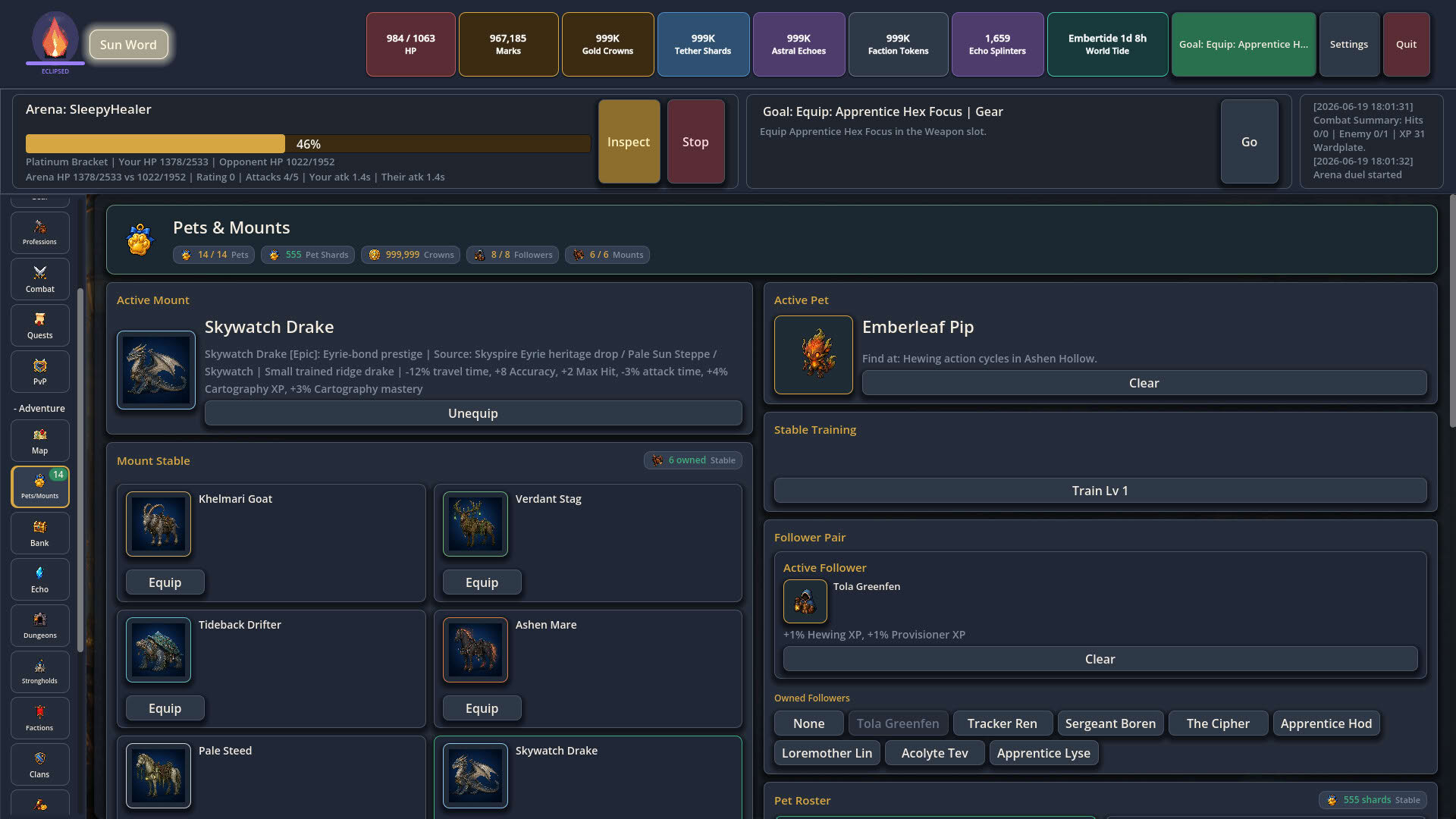 Screenshot for Astaryn: RPG Idler