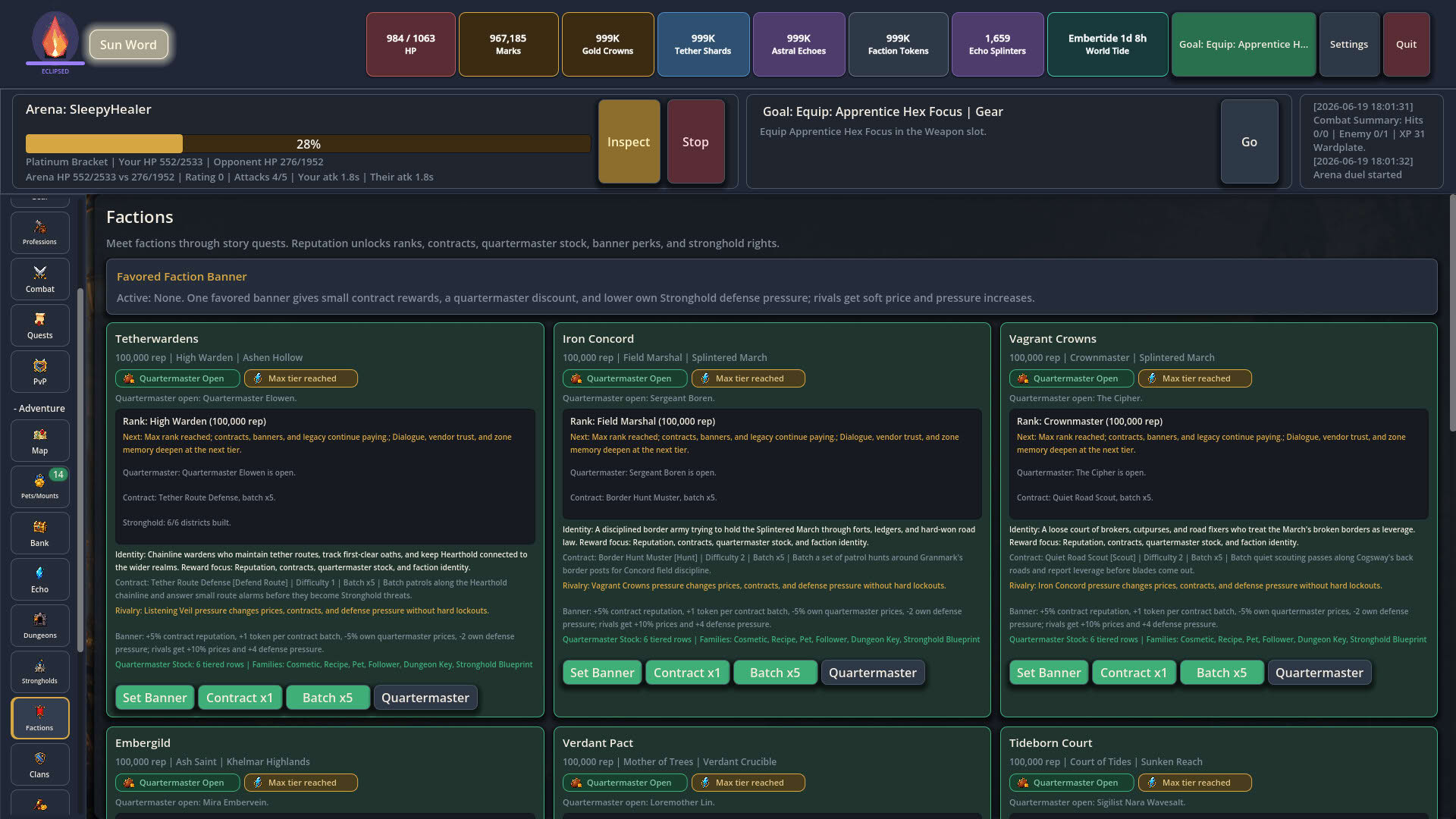 Screenshot for Astaryn: RPG Idler