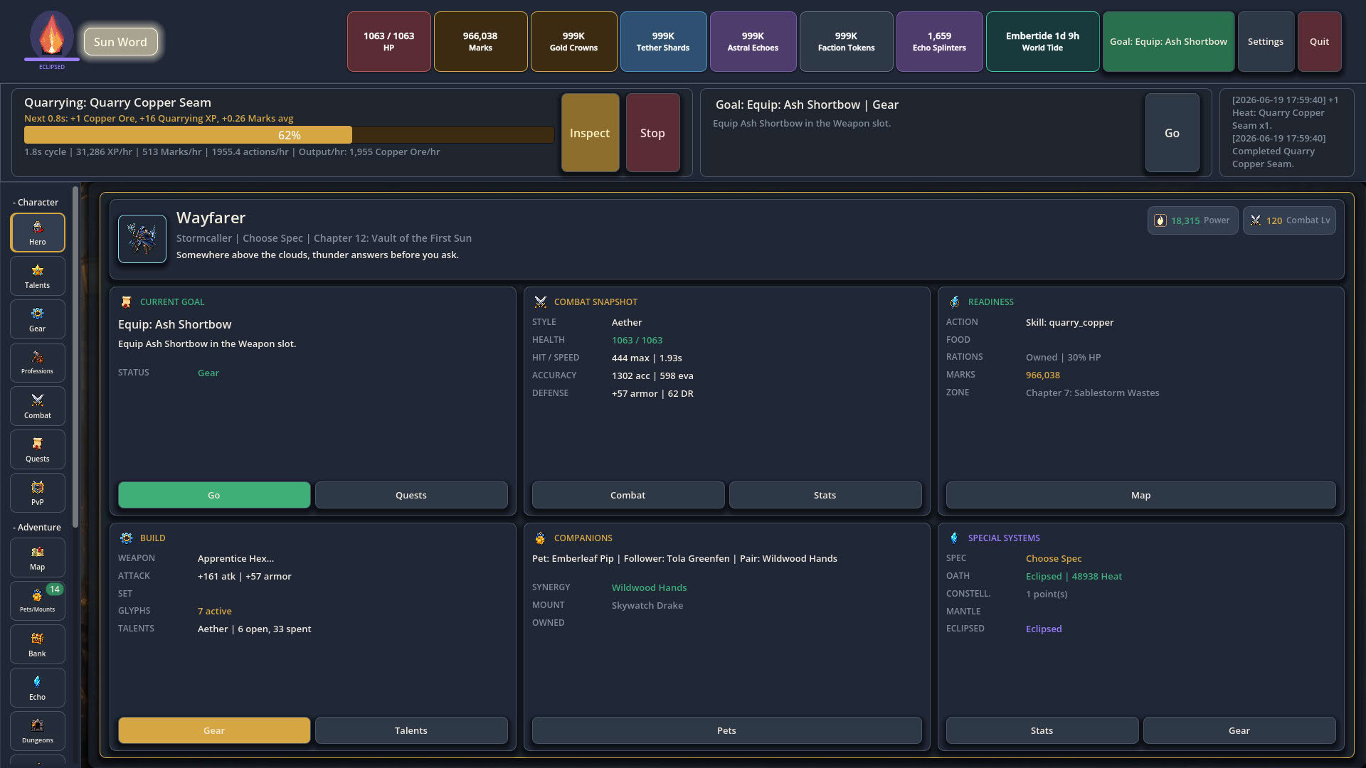 Screenshot for Astaryn: RPG Idler