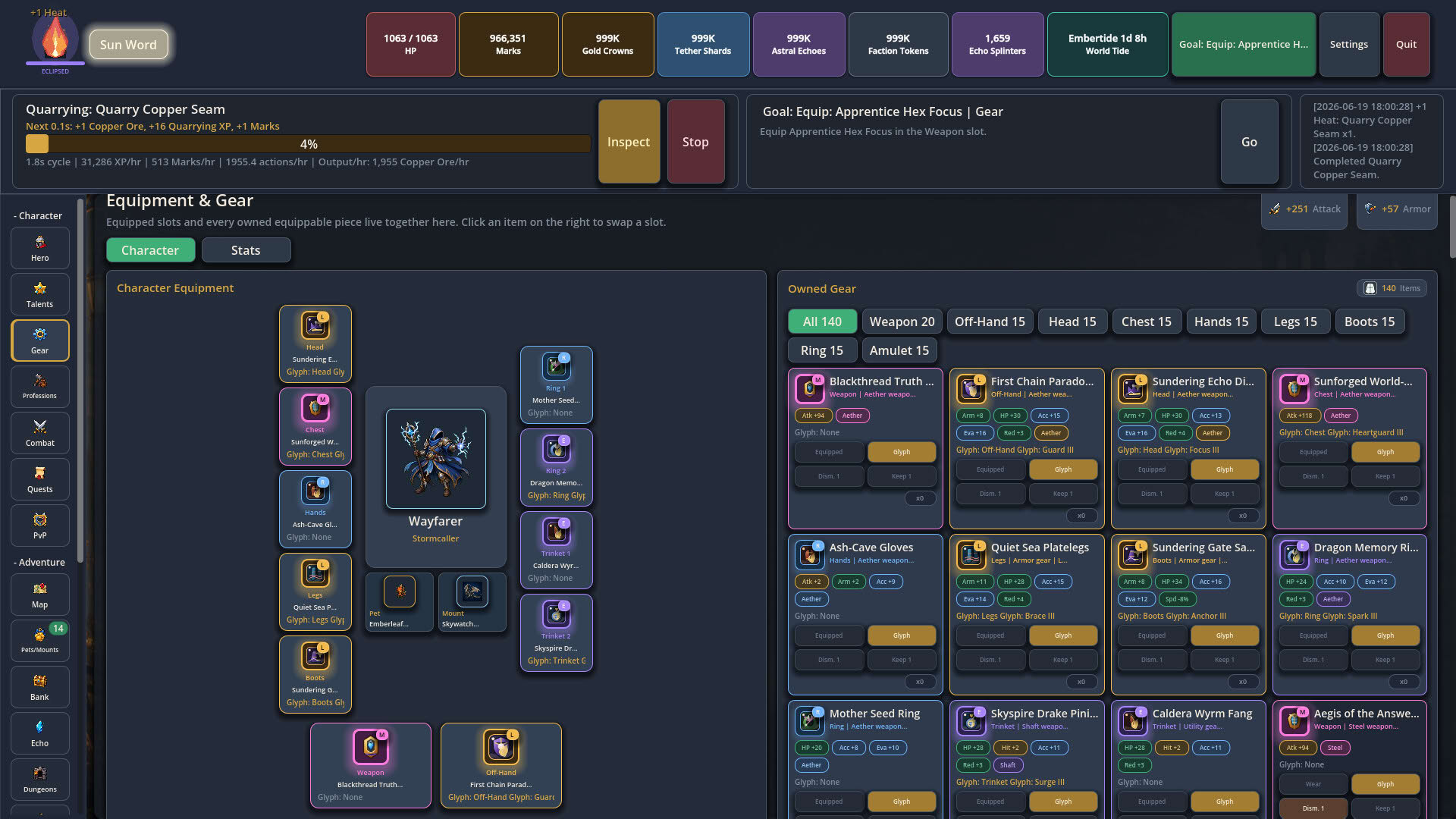 Screenshot for Astaryn: RPG Idler