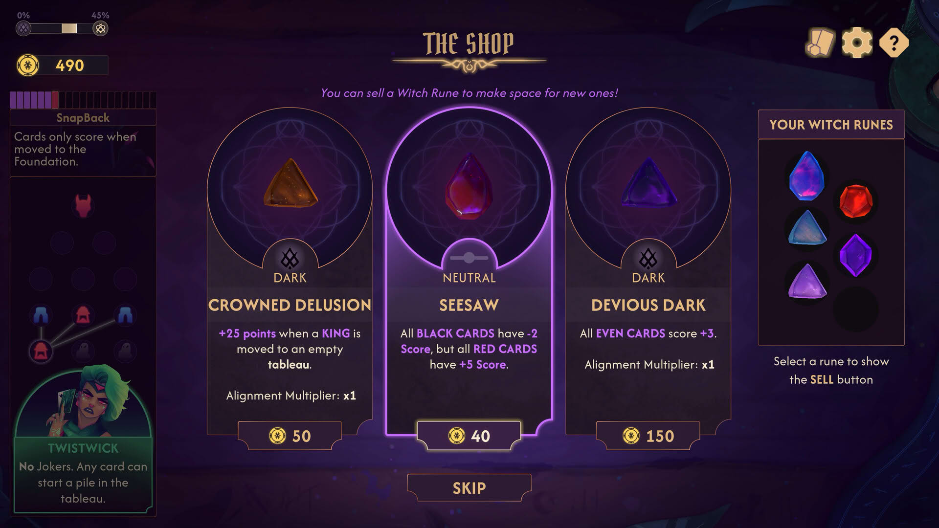 Screenshot for The Demon's Table