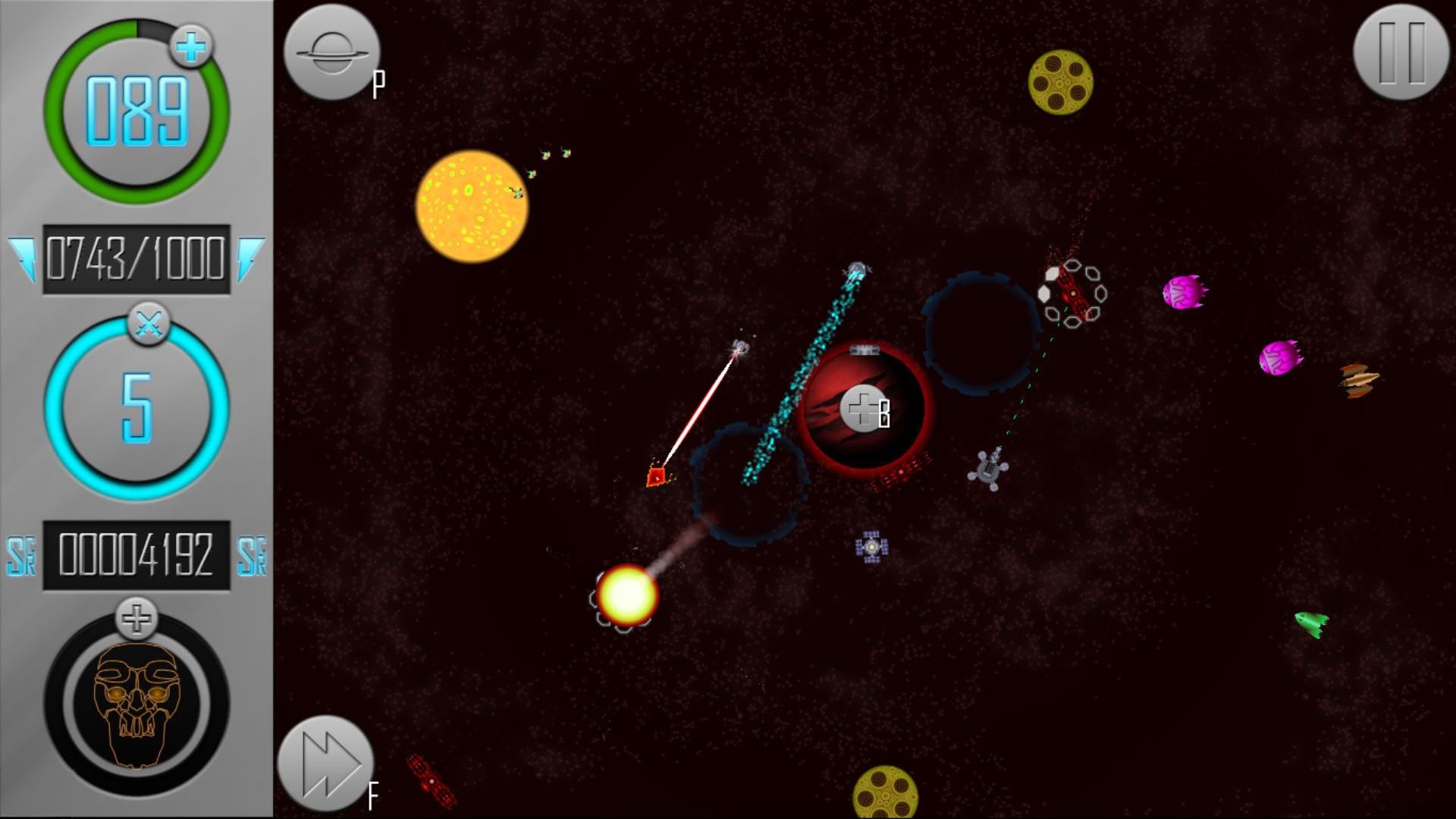 Screenshot for Orbit: Satellite Defense