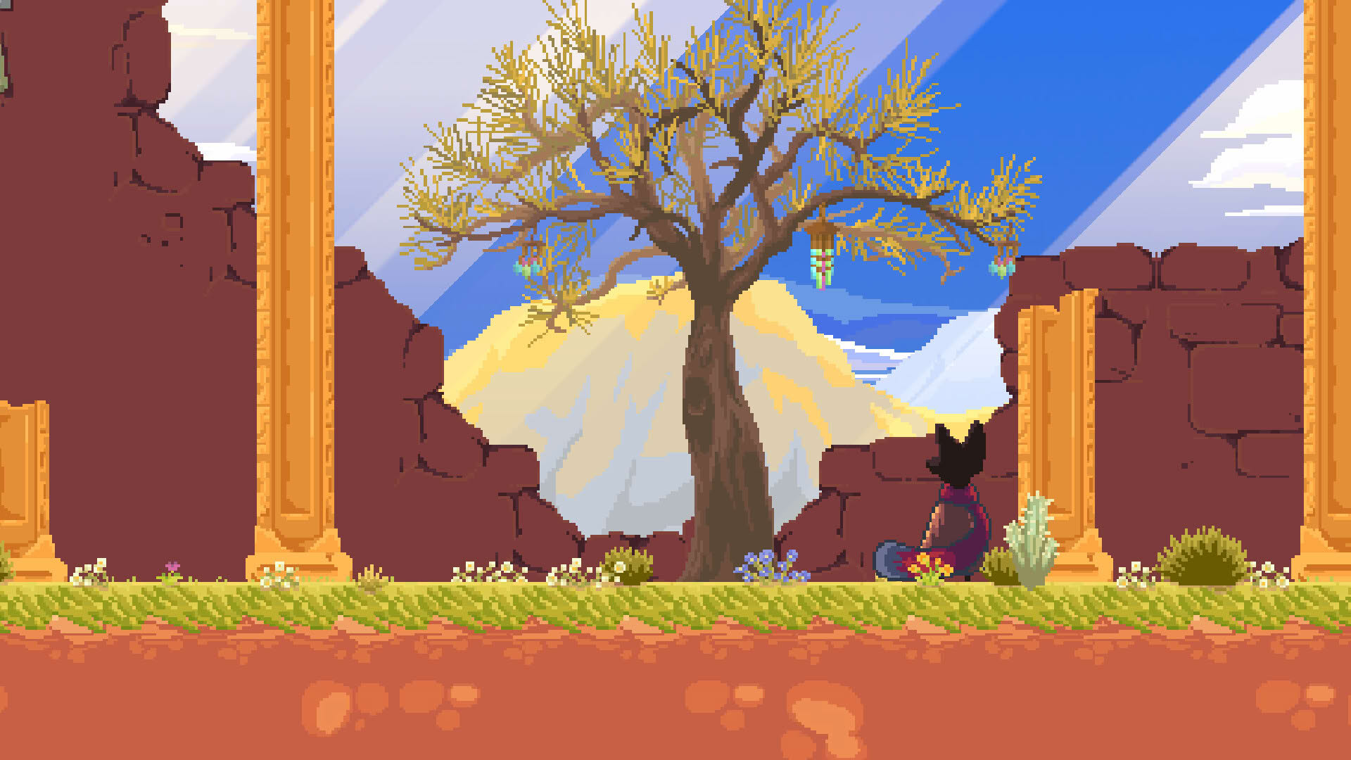 Screenshot for Sky Flowers