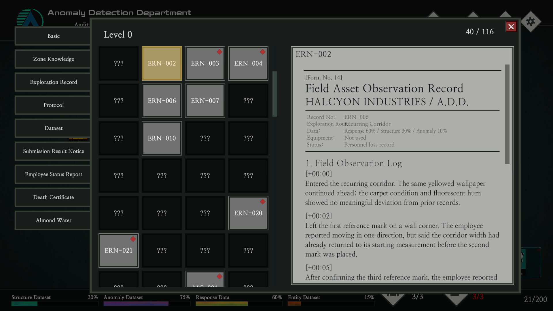Screenshot for A.D.D. (Anomaly Detection Department)