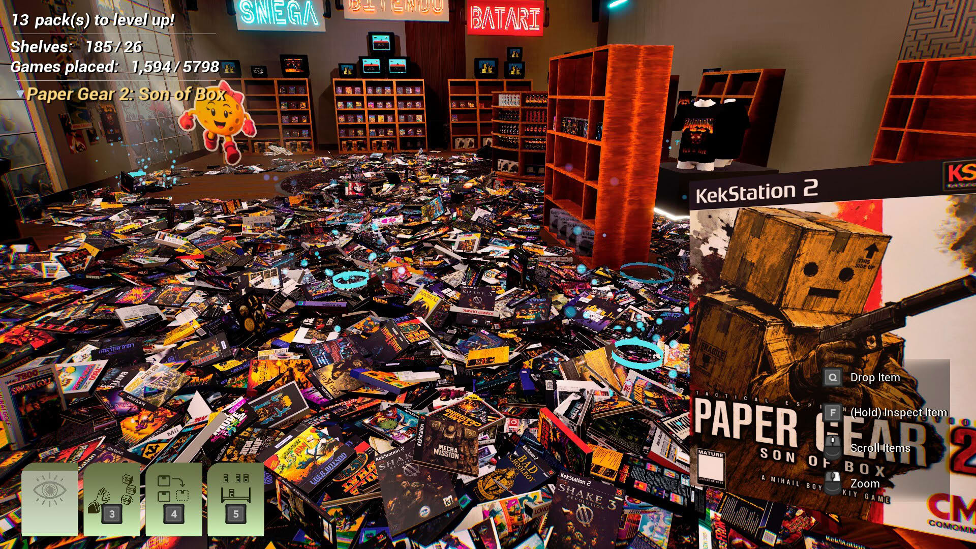 Screenshot for My Cat Scattered Games: Tidy Videogame Supermarket