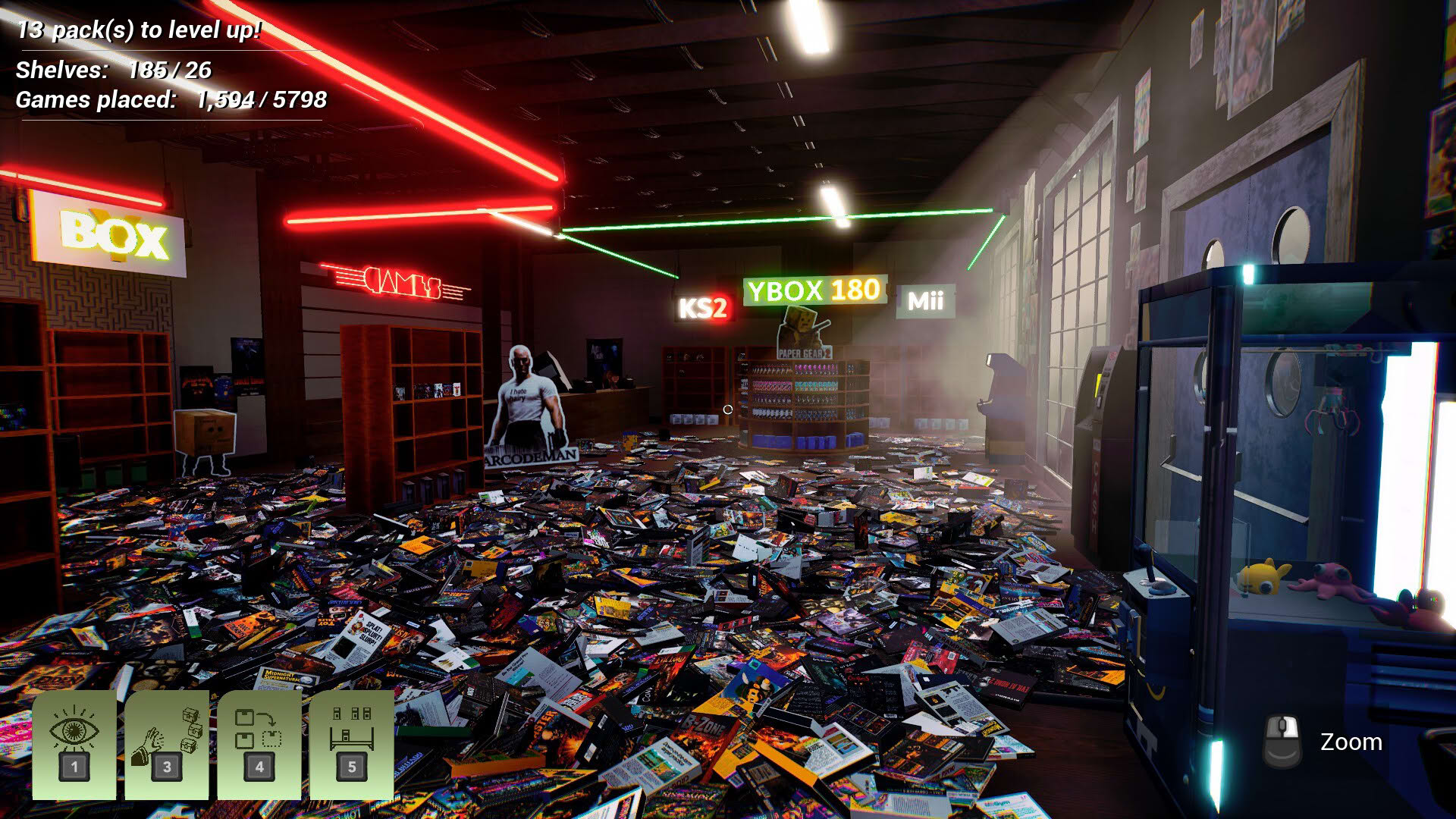 Screenshot for My Cat Scattered Games: Tidy Videogame Supermarket