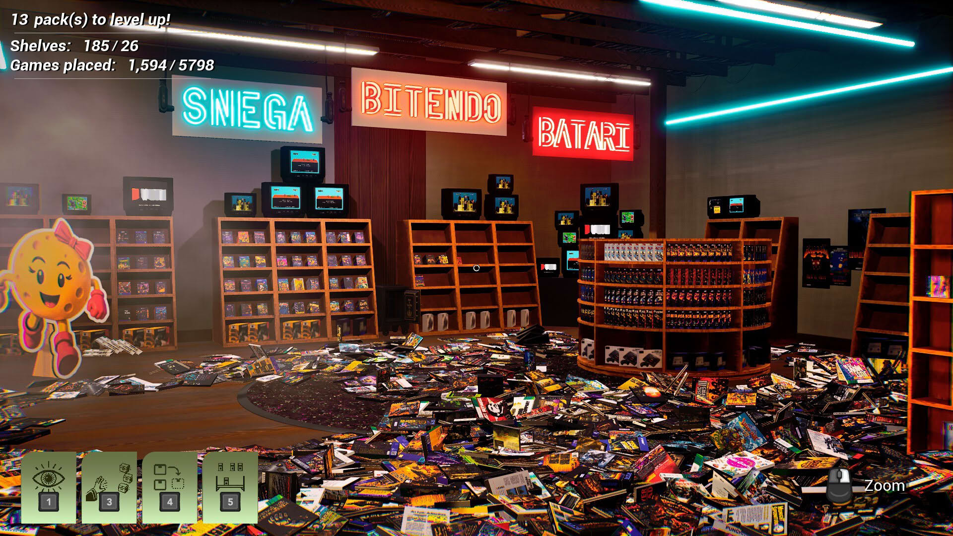 Screenshot for My Cat Scattered Games: Tidy Videogame Supermarket