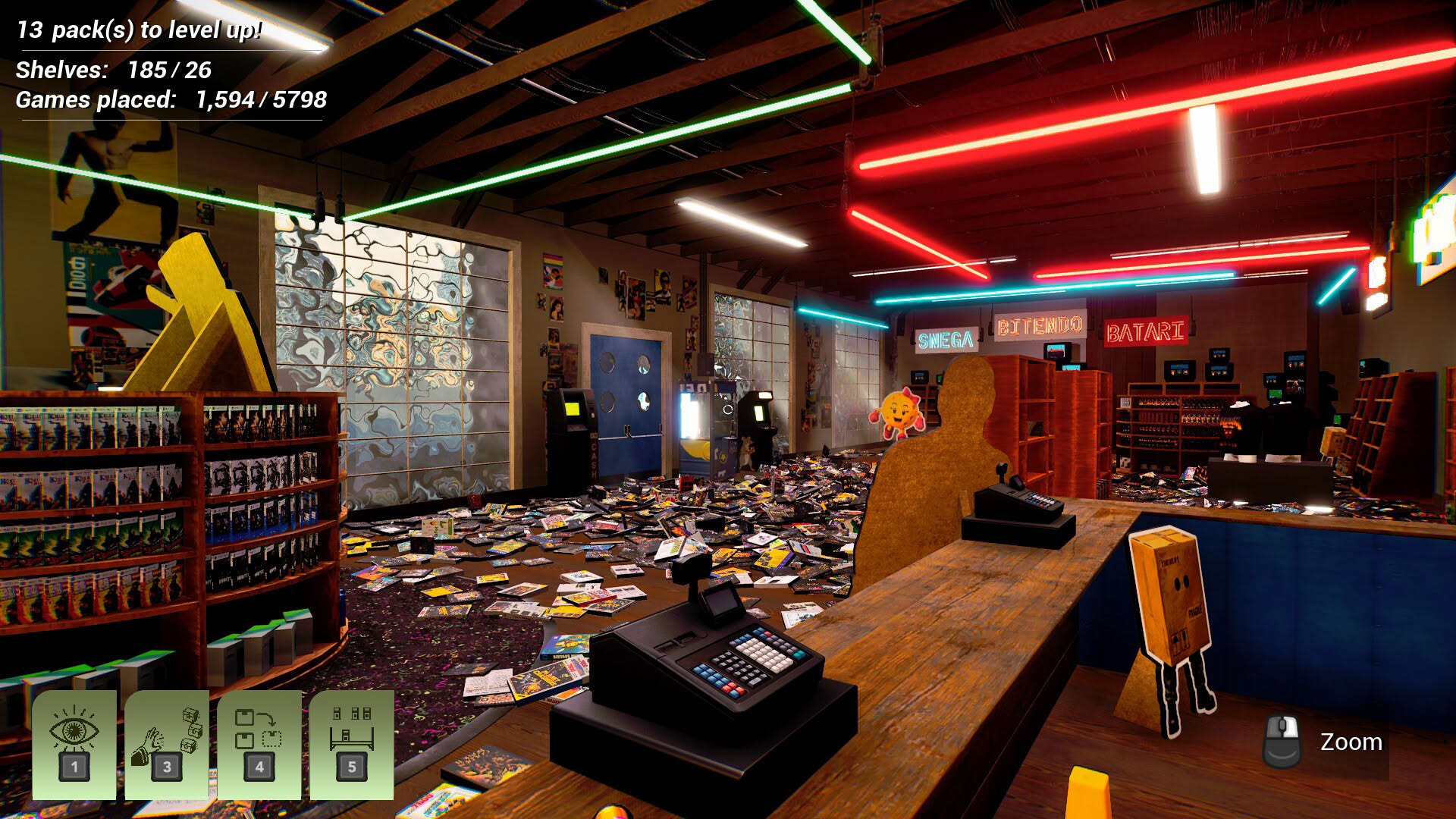 Screenshot for My Cat Scattered Games: Tidy Videogame Supermarket
