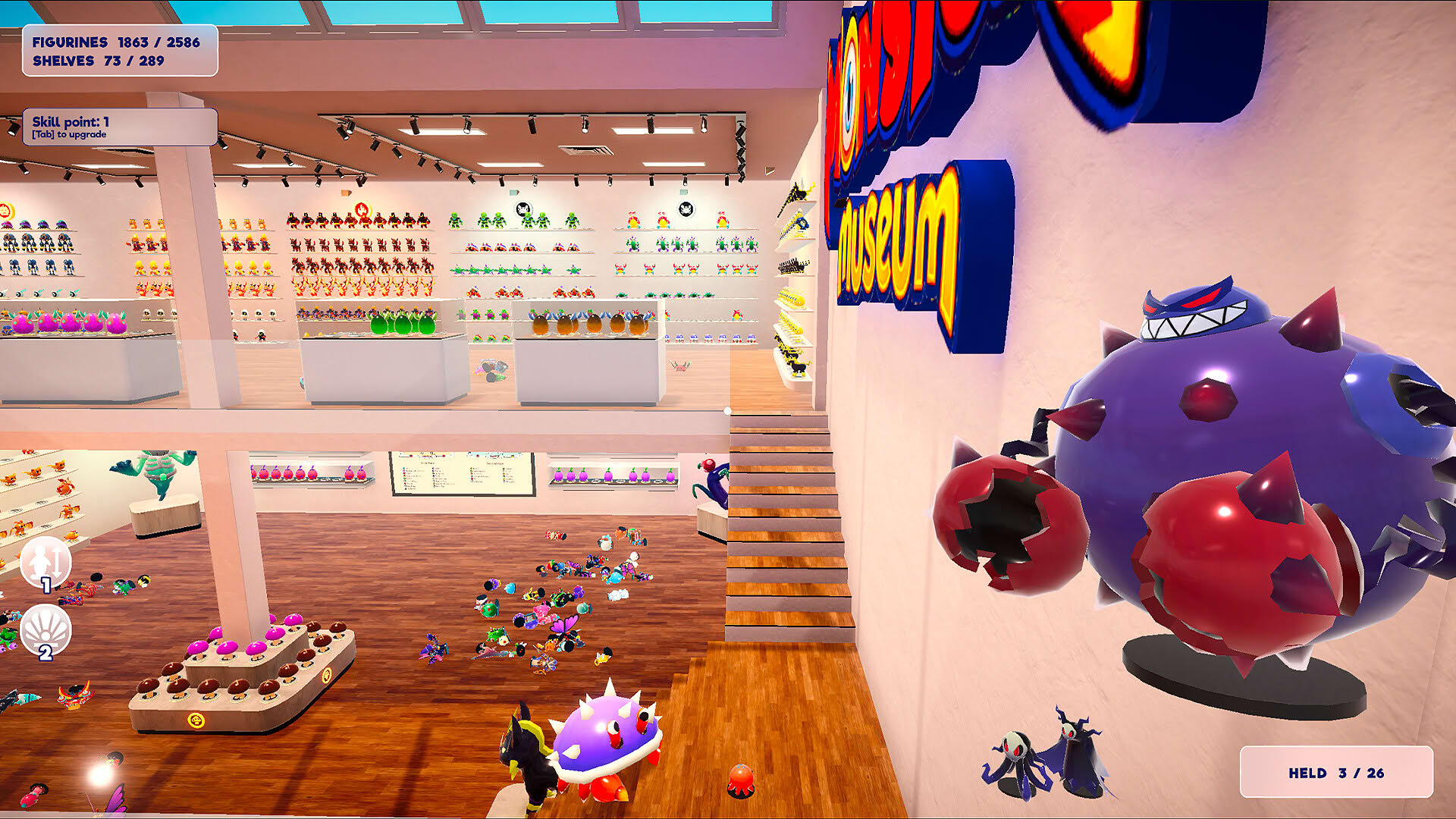 Screenshot for Monster Museum: Tidy Up the Collection!