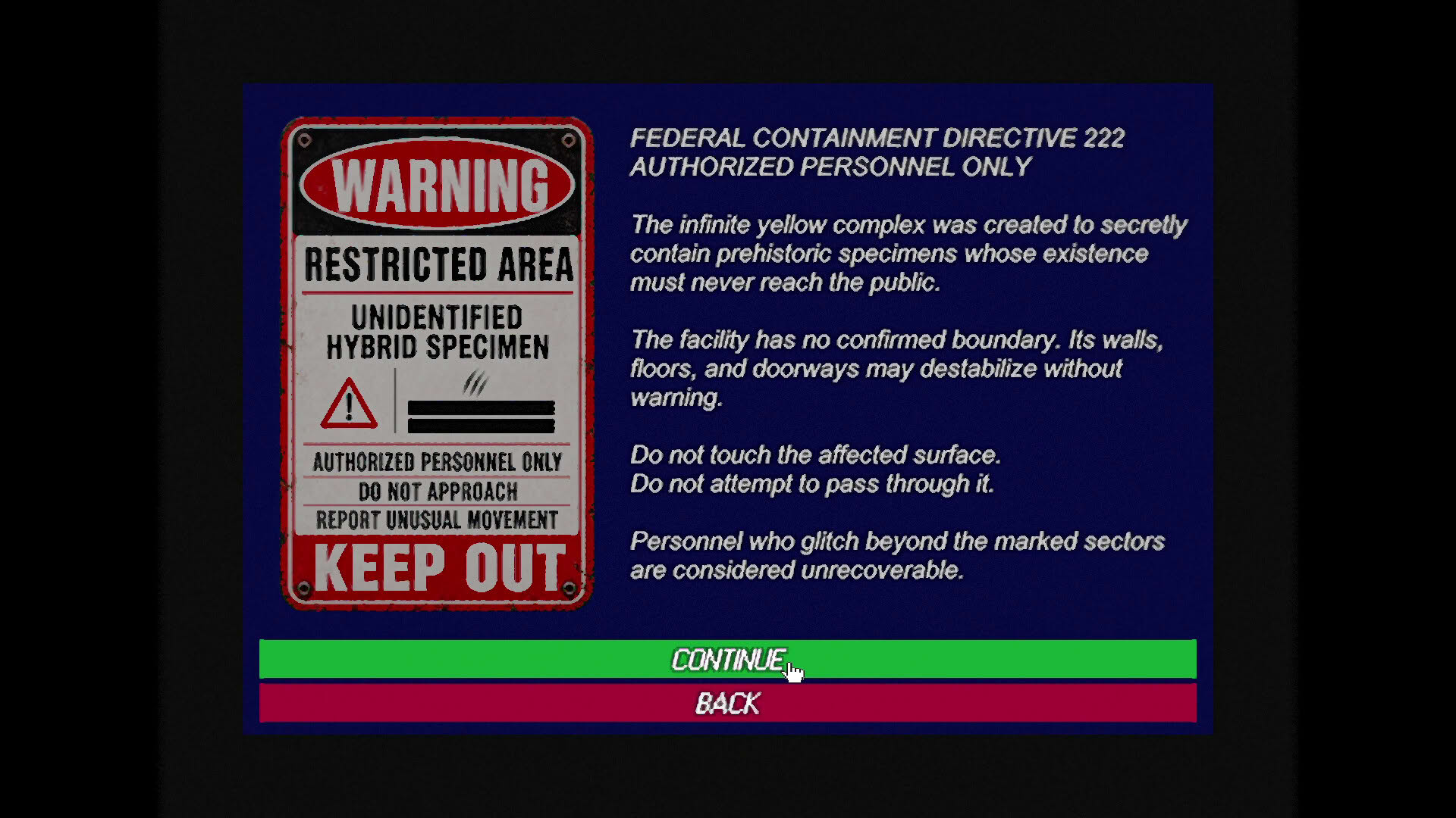 Screenshot for Backrooms: Primal