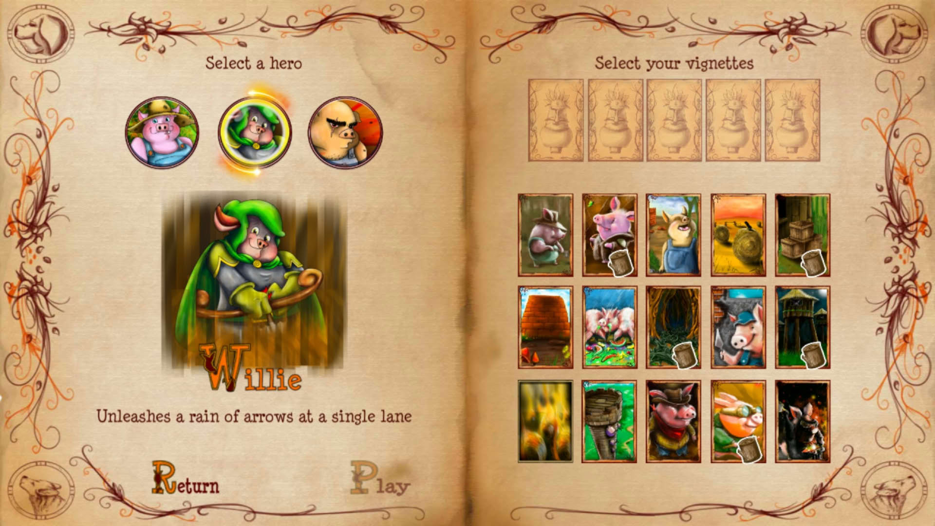 Screenshot for Bacon Tales: Between Pigs and Wolves