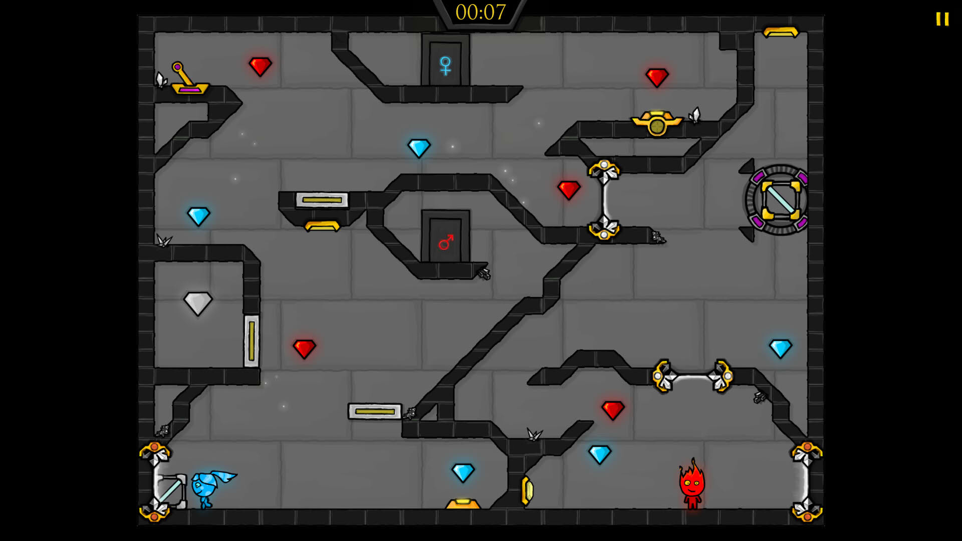 Screenshot for Fireboy & Watergirl 4: The Crystal Temple