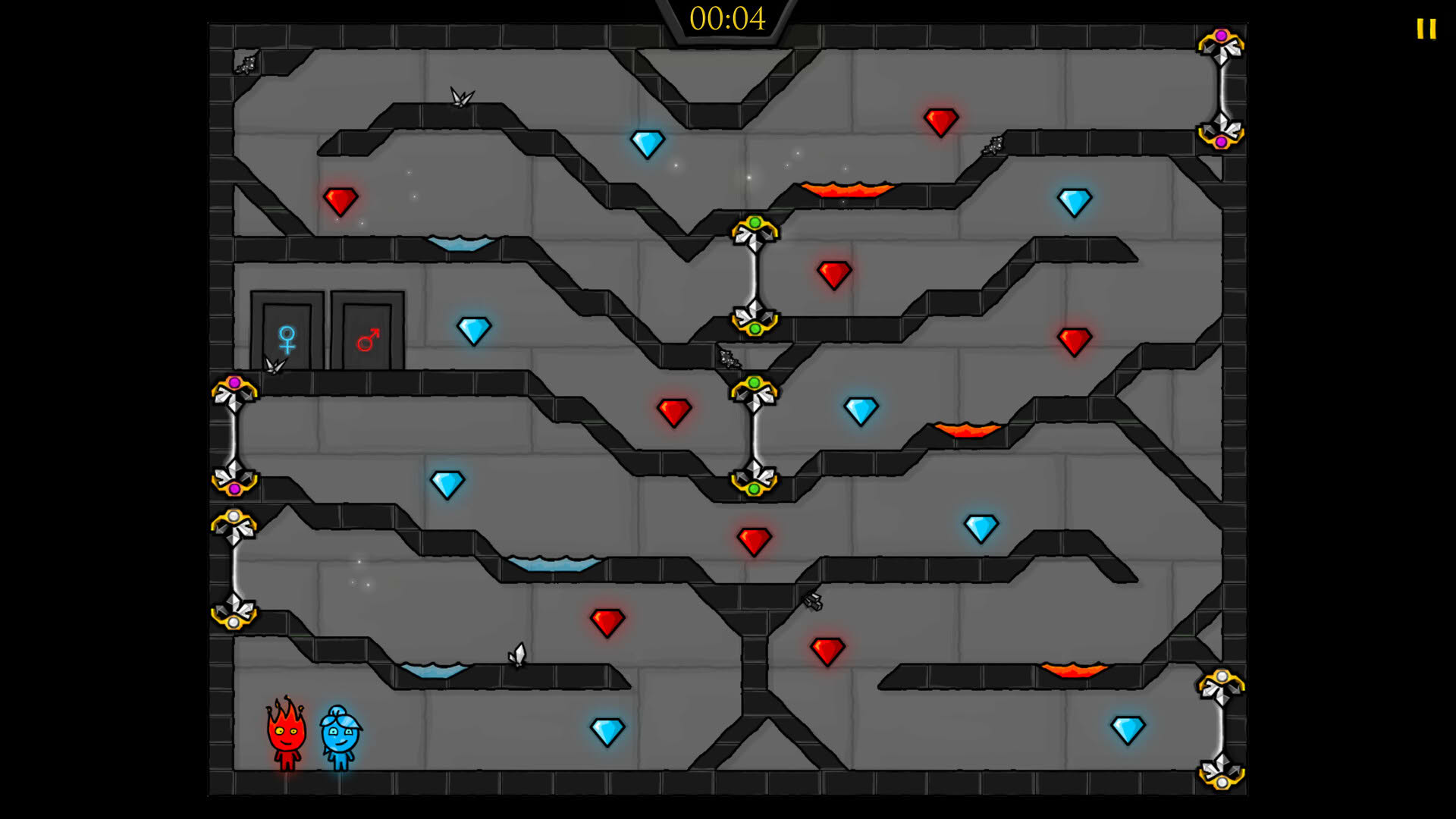 Screenshot for Fireboy & Watergirl 4: The Crystal Temple
