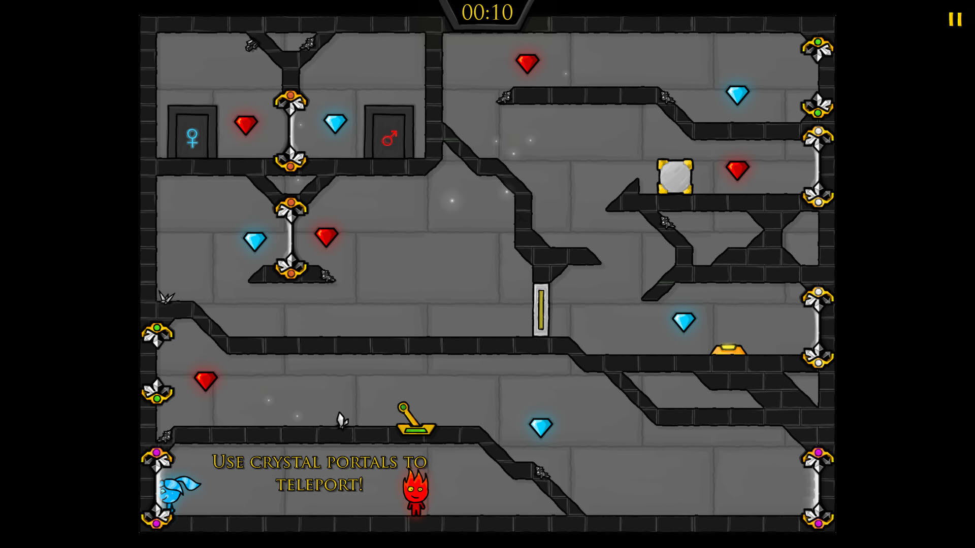 Screenshot for Fireboy & Watergirl 4: The Crystal Temple