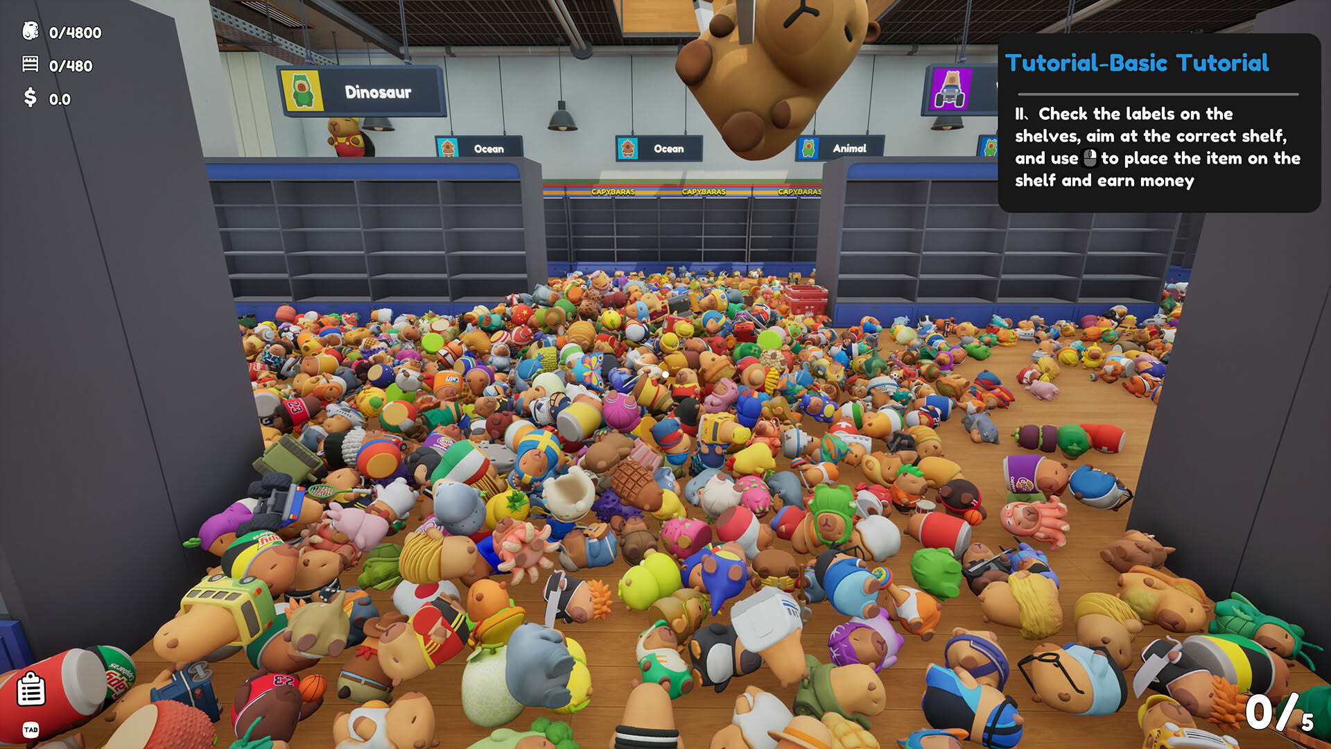 Screenshot for Sort the Capybaras