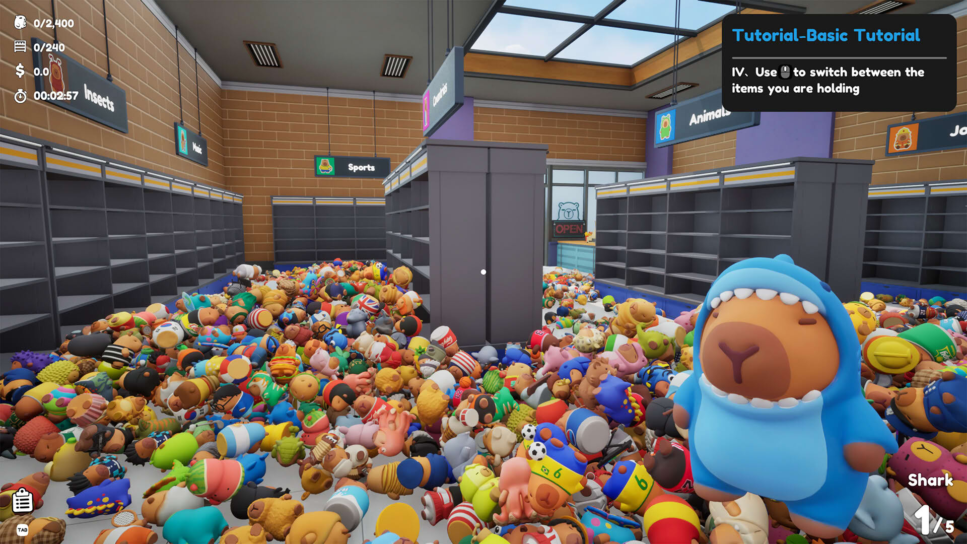 Screenshot for Sort the Capybaras