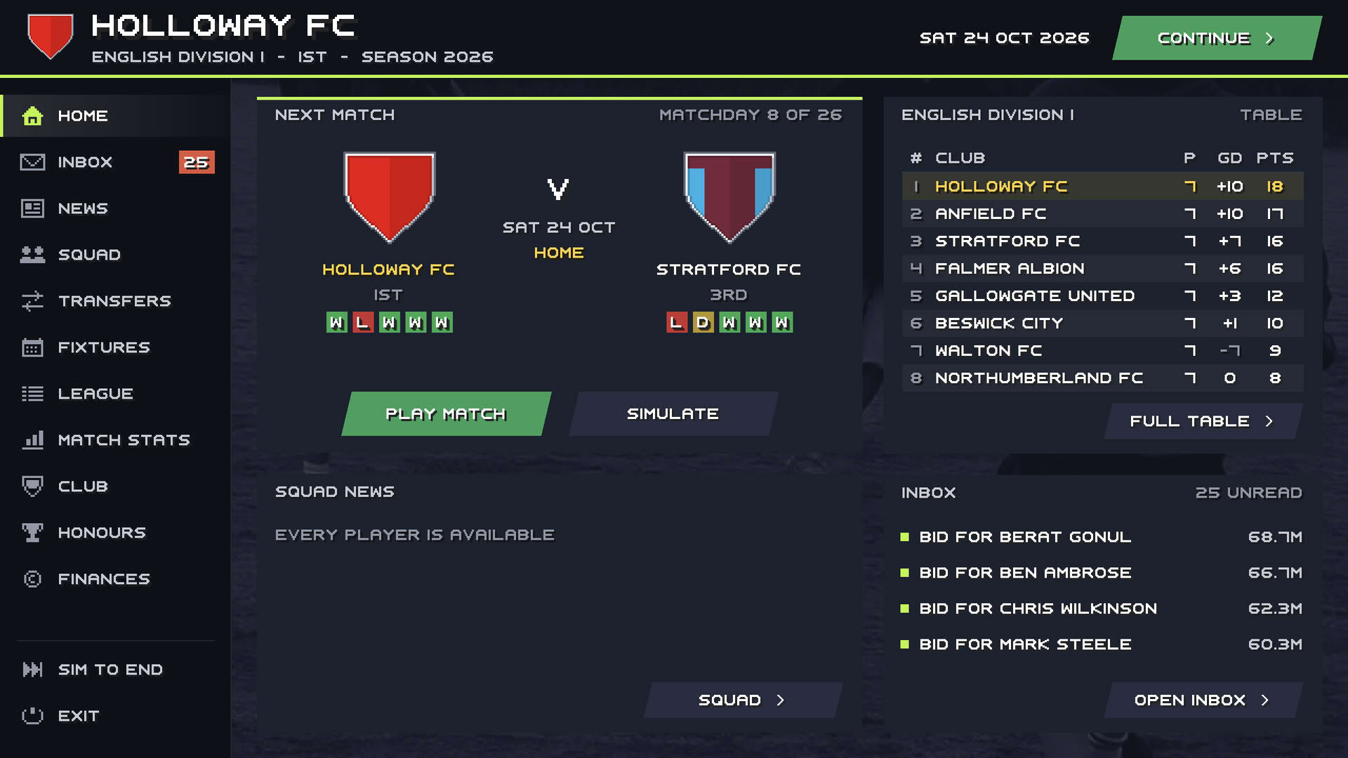 Screenshot for No Stars Football