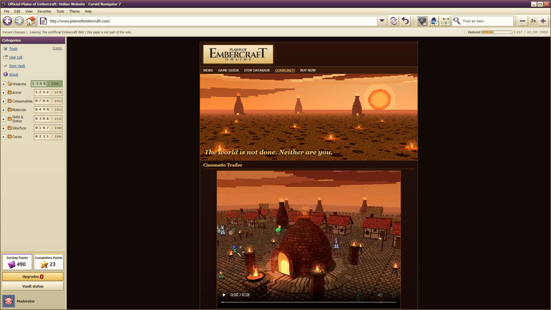 Screenshot for Deleted Wiki: Clean Up the Lost Files