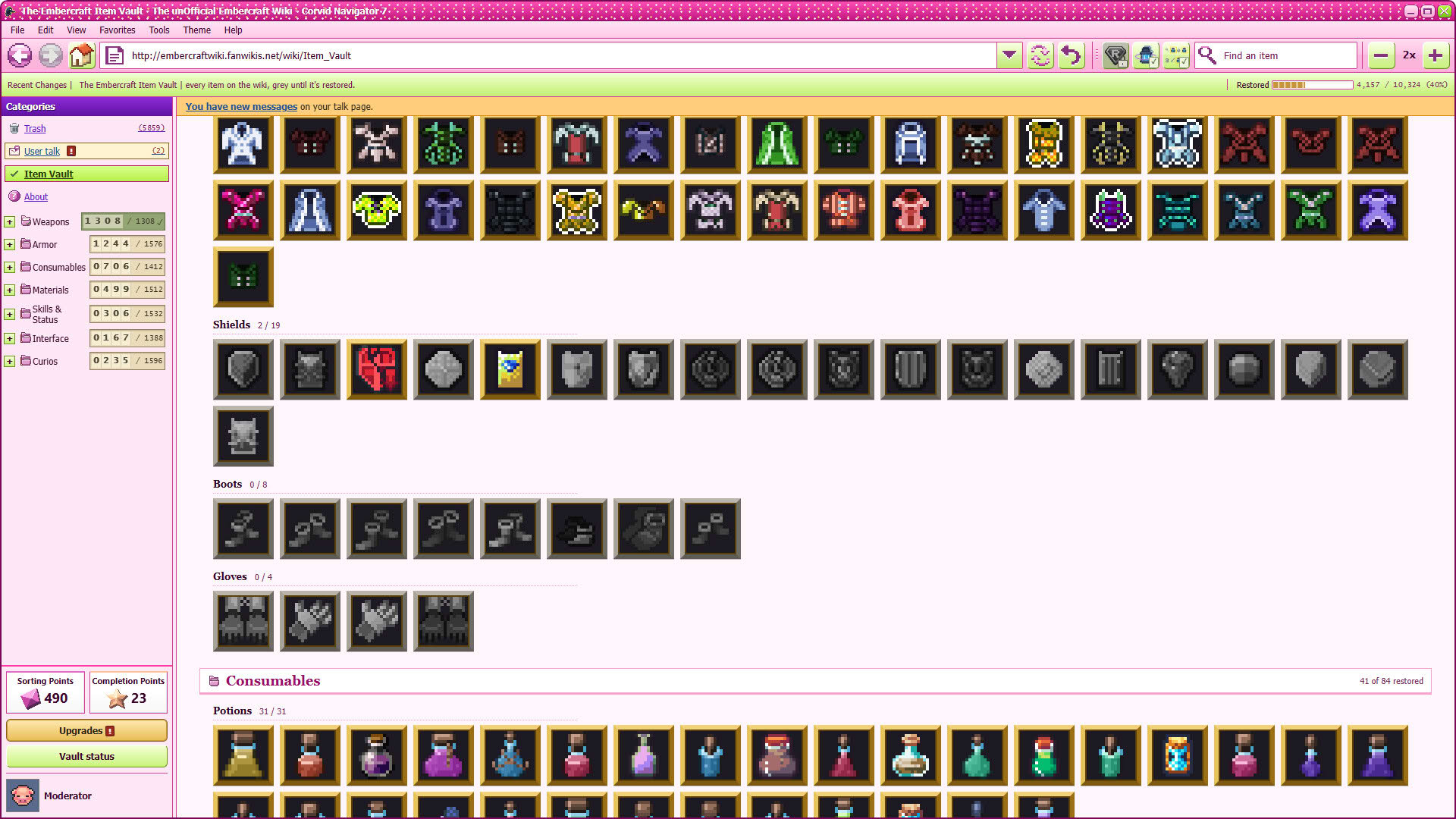 Screenshot for Deleted Wiki: Clean Up the Lost Files