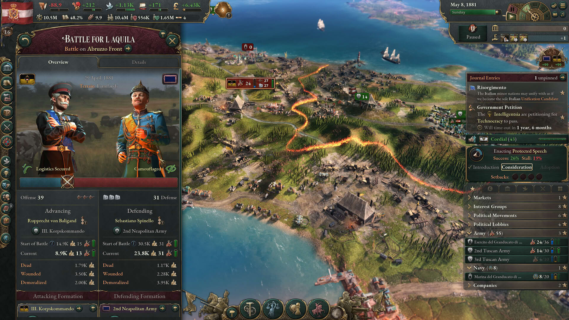 Screenshot for Victoria 3