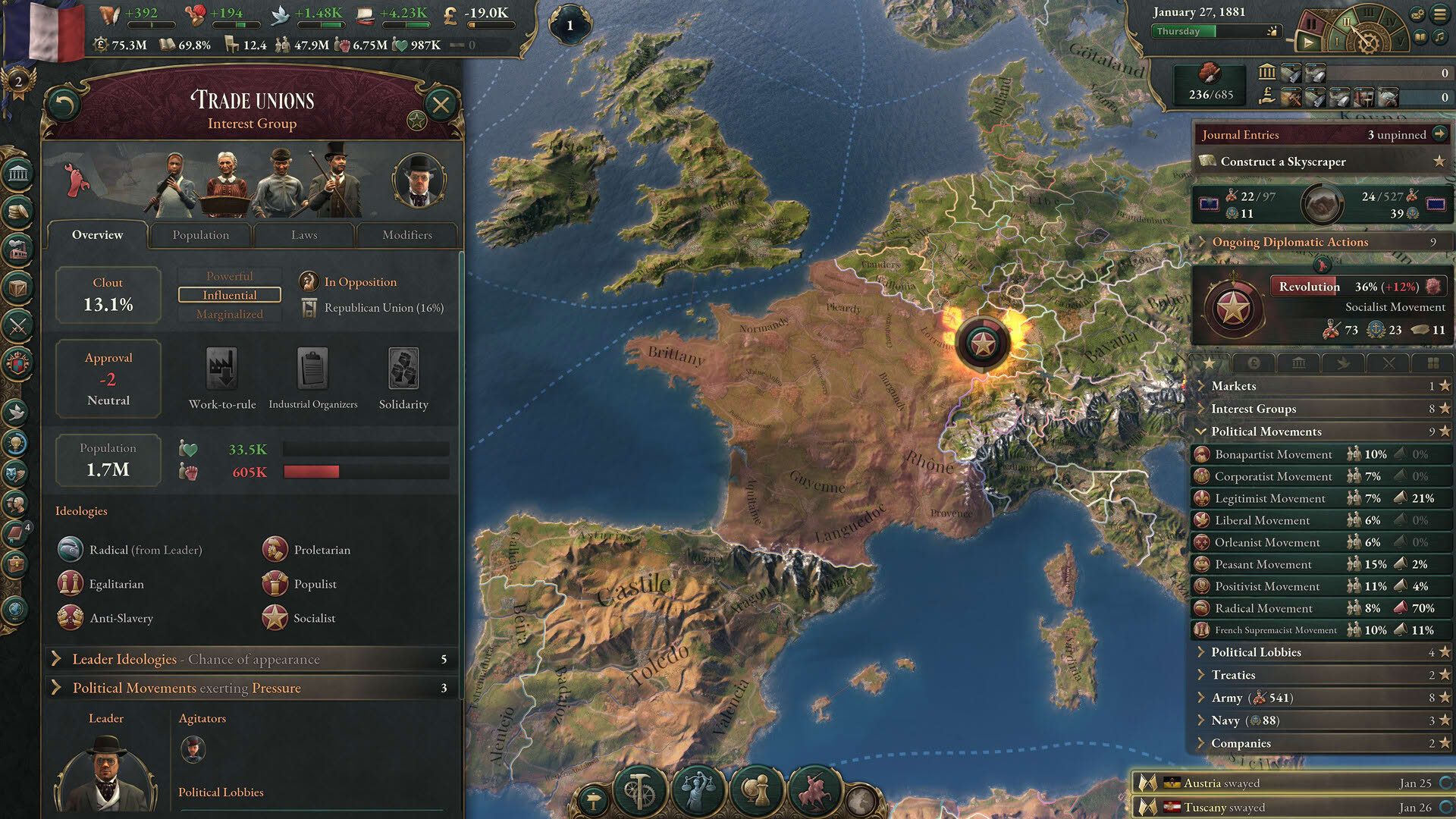Screenshot for Victoria 3