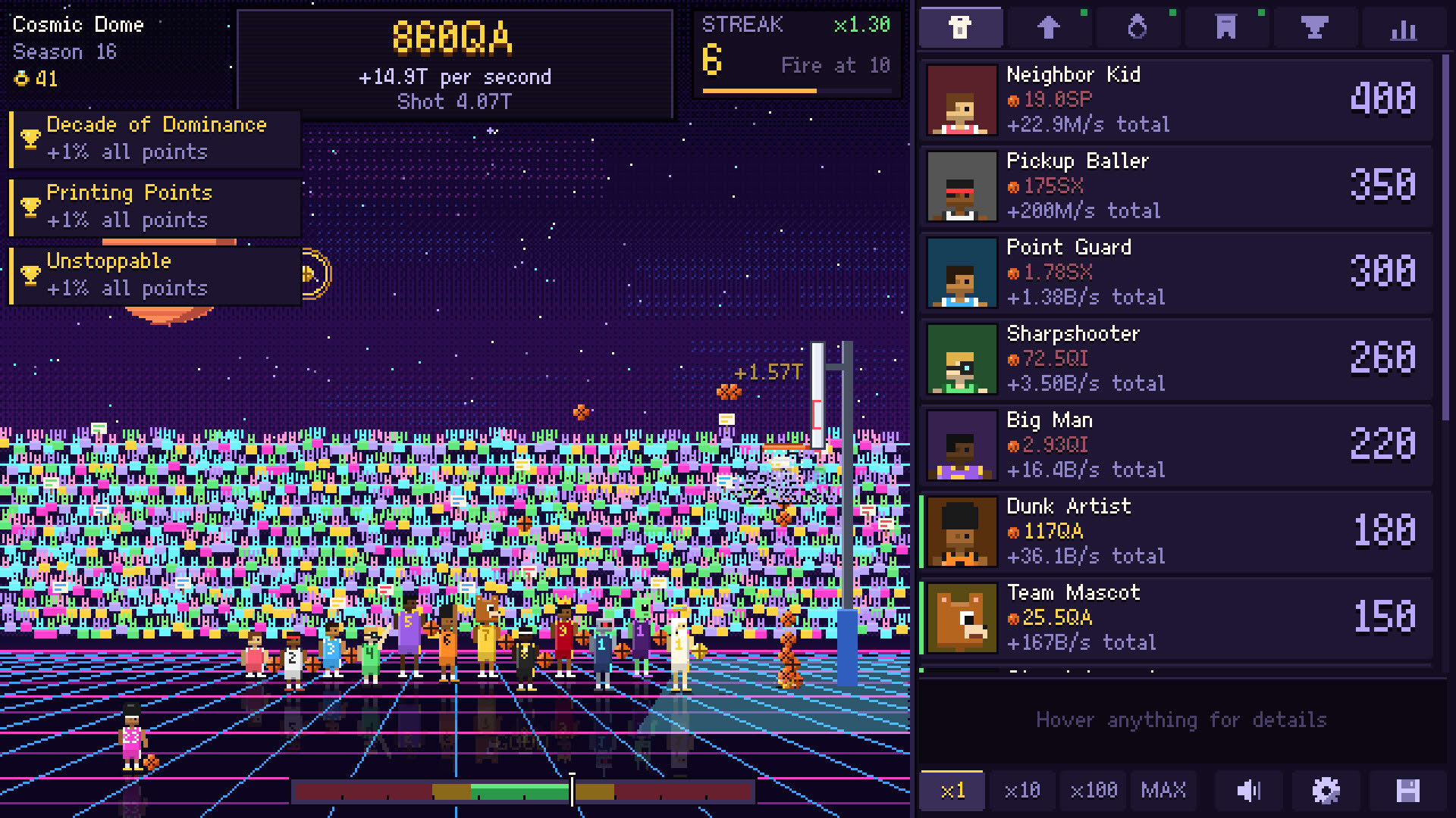 Screenshot for Idle Hoops