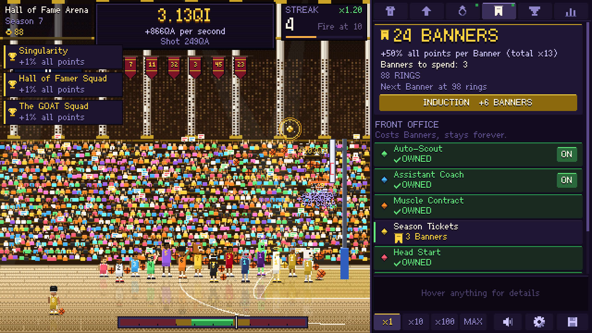 Screenshot for Idle Hoops