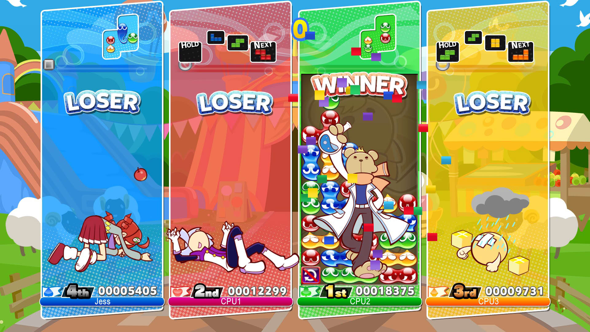 Screenshot for Puyo Puyo Tetris