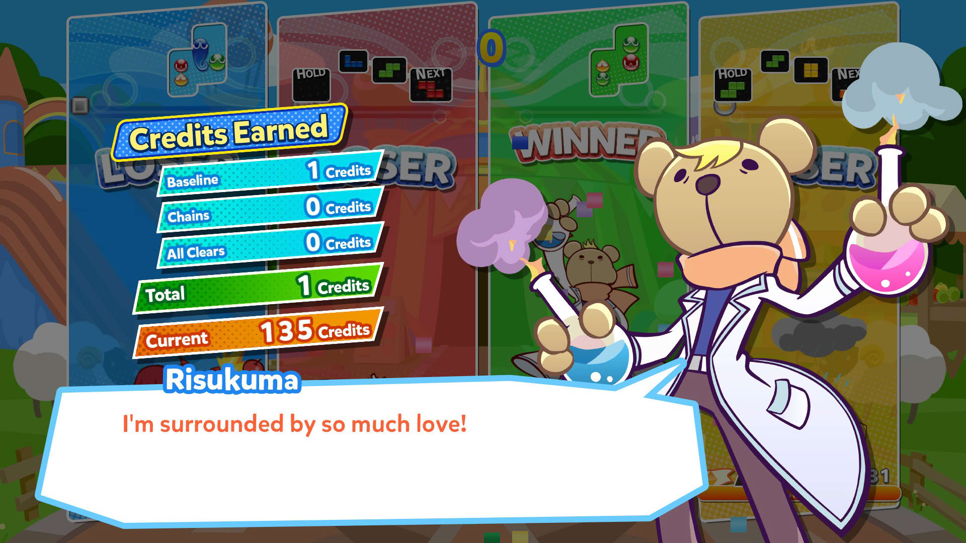 Screenshot for Puyo Puyo Tetris