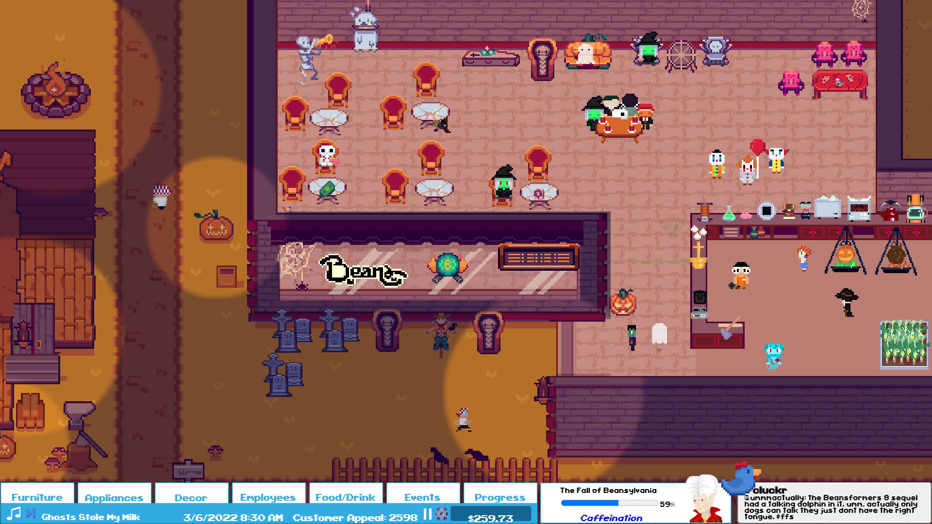 Screenshot for Beans: The Coffee Shop Simulator