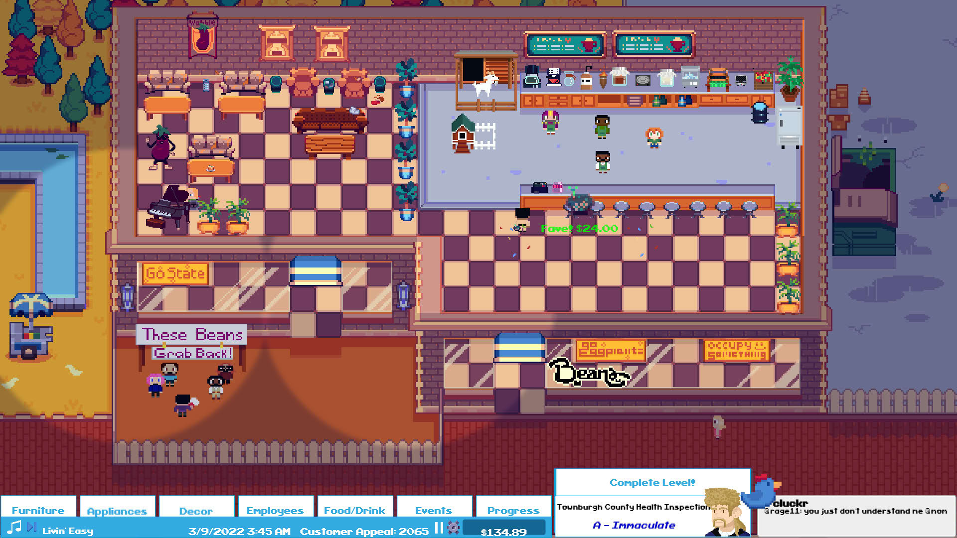 Screenshot for Beans: The Coffee Shop Simulator