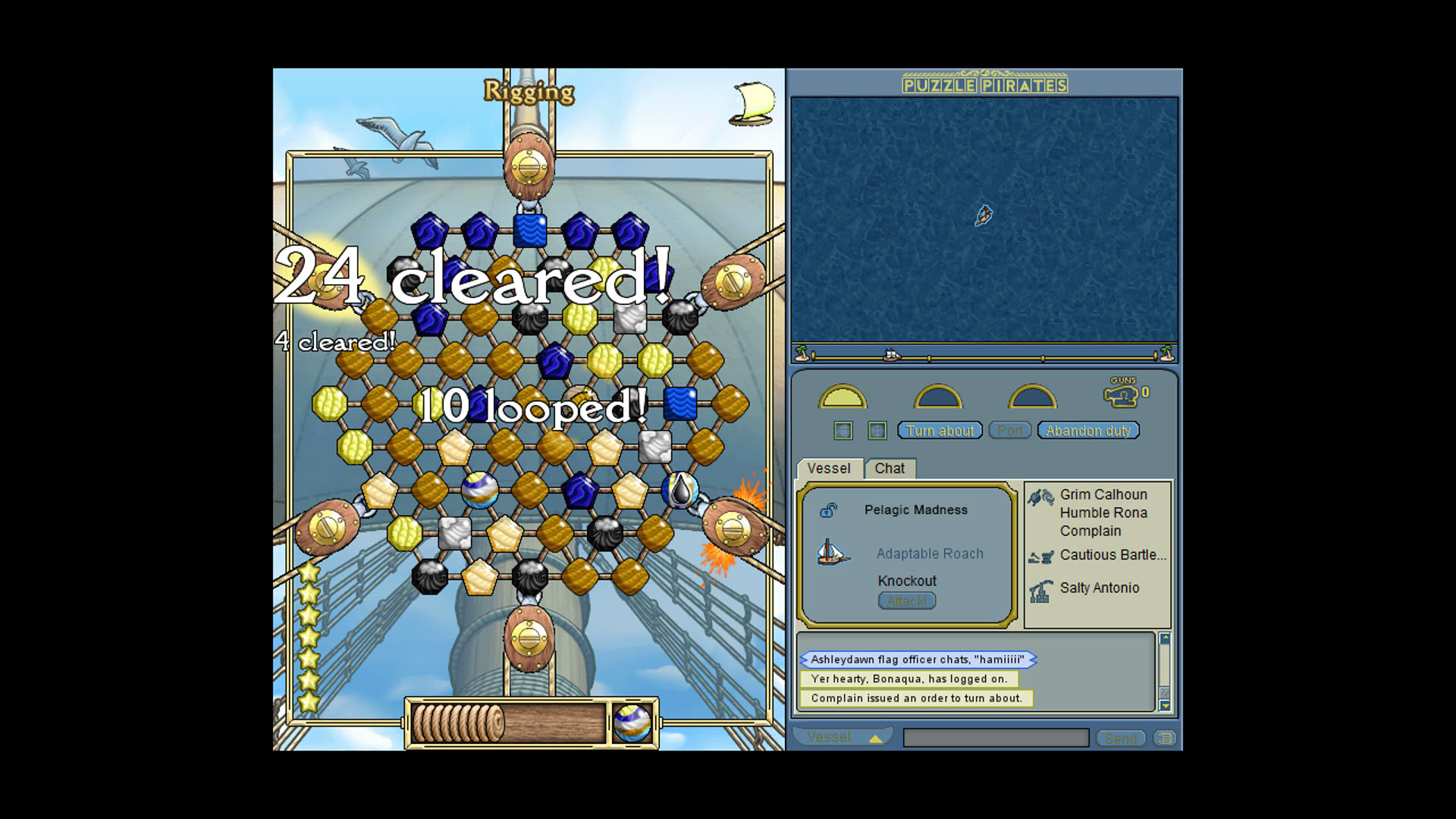 Screenshot for Puzzle Pirates: Dark Seas