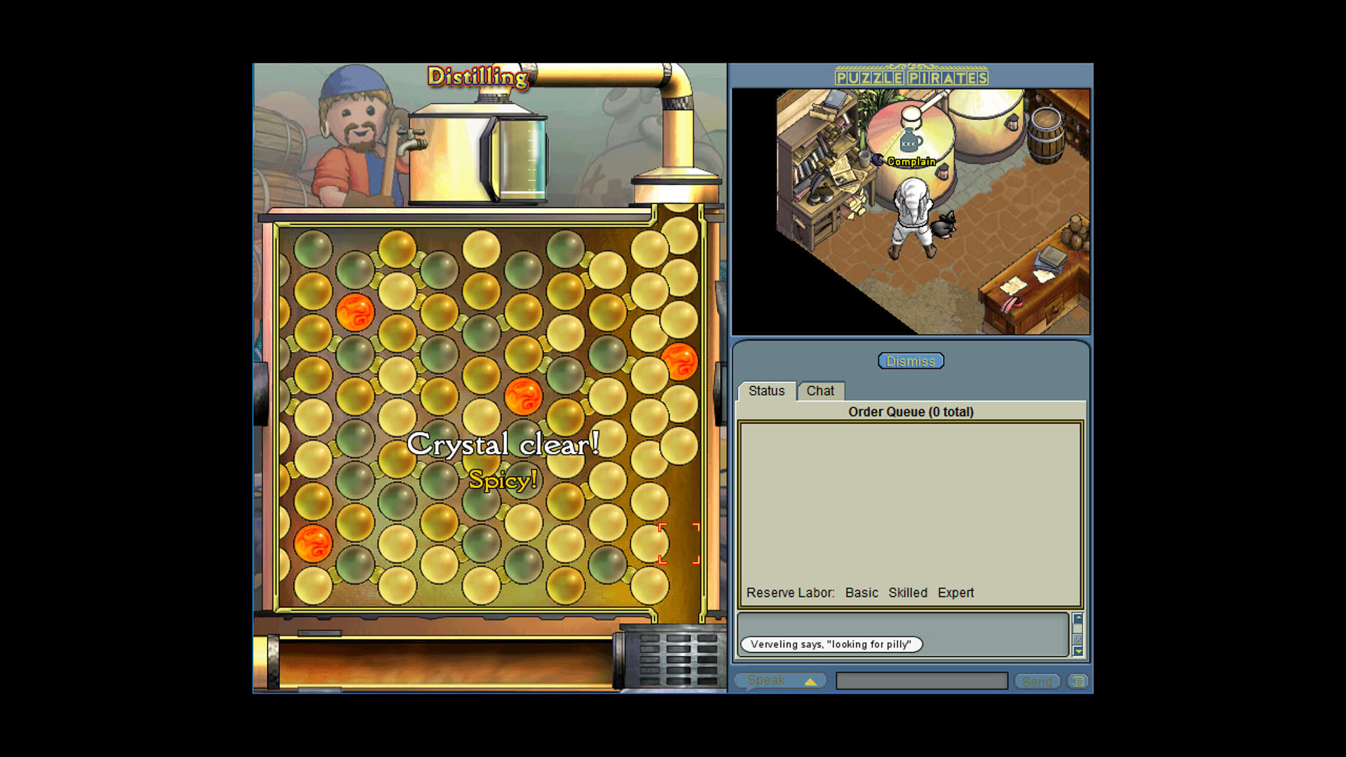 Screenshot for Puzzle Pirates: Dark Seas