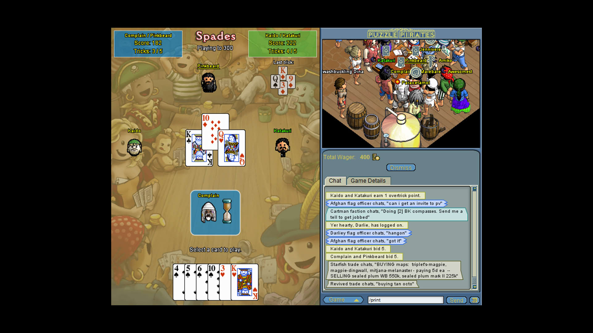 Screenshot for Puzzle Pirates: Dark Seas