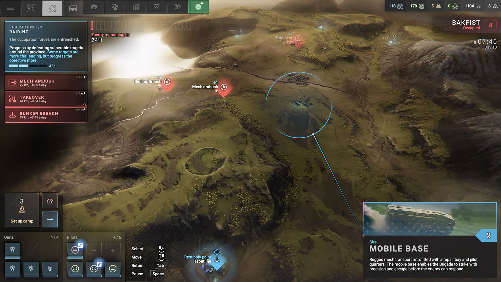 Screenshot for Phantom Brigade