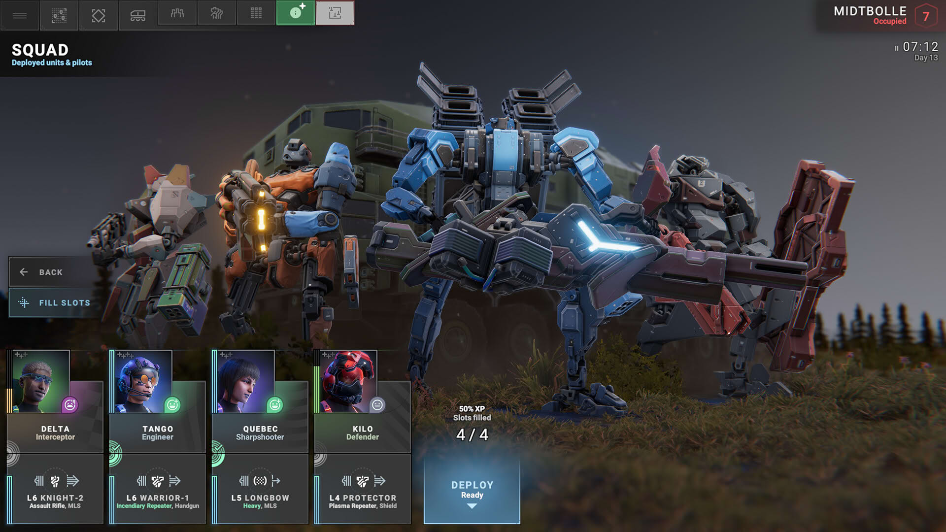 Screenshot for Phantom Brigade