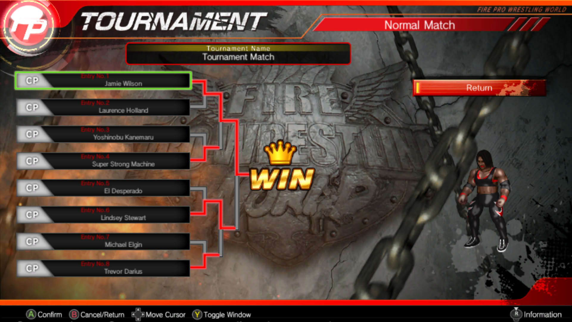Screenshot for Fire Pro Wrestling World