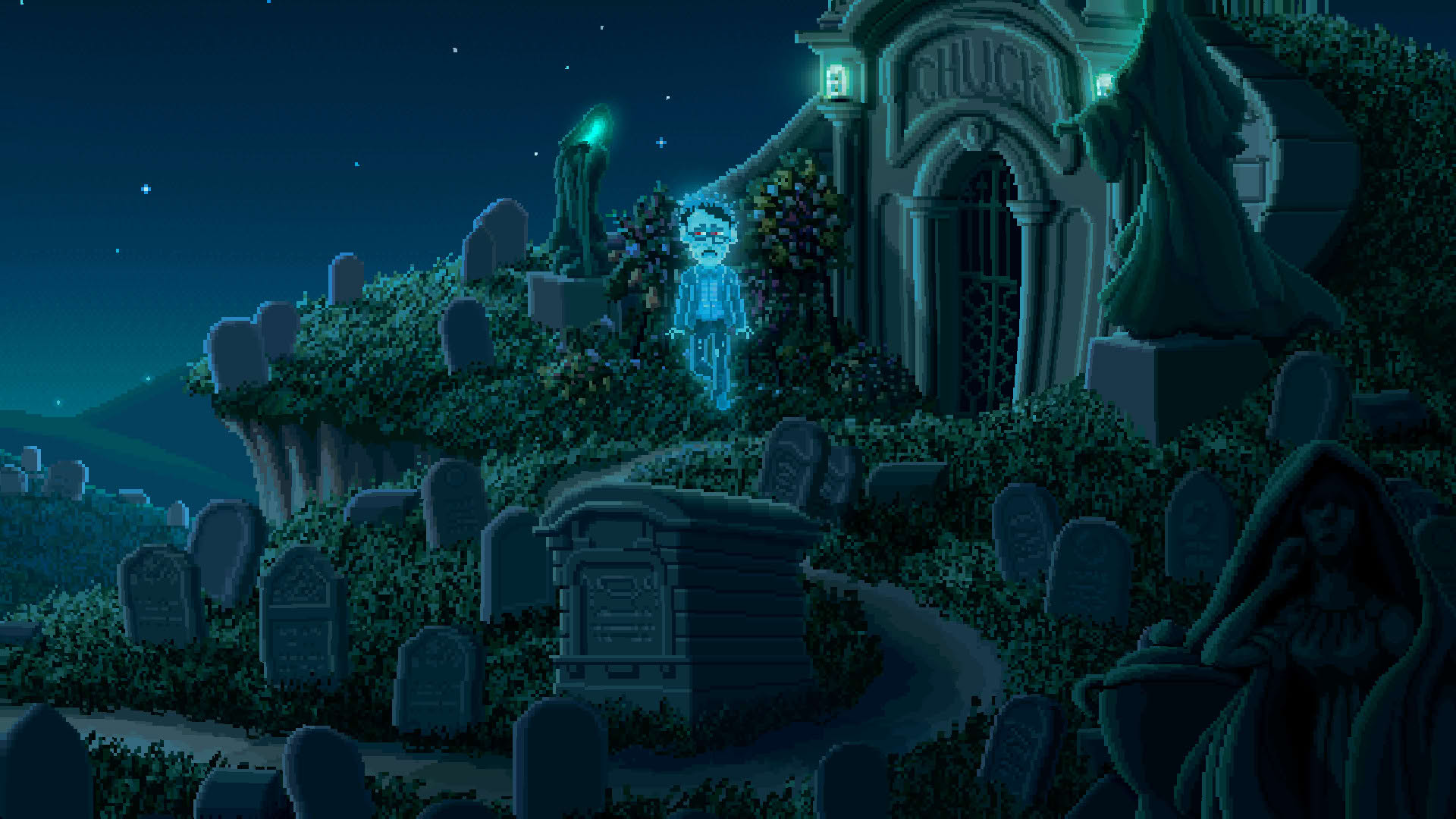 Screenshot for Thimbleweed Park