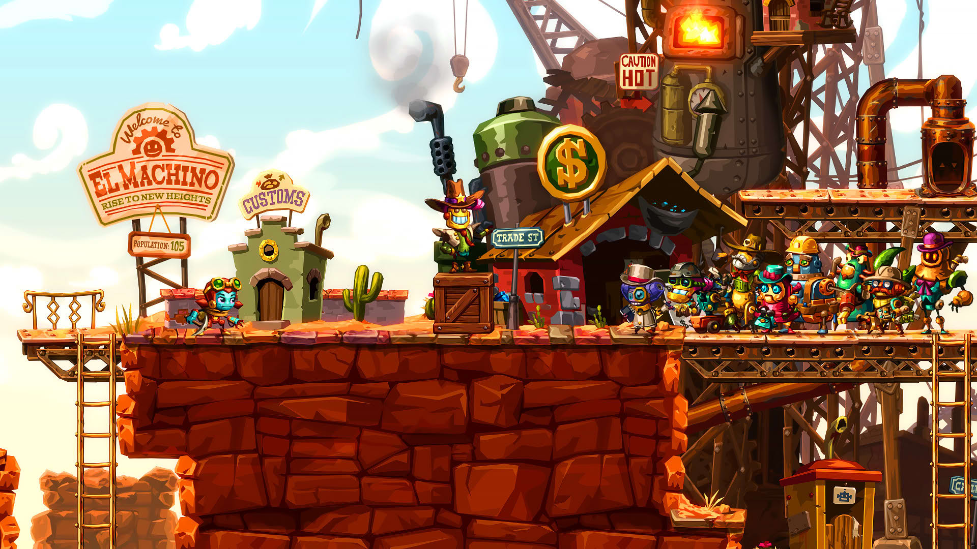 Screenshot for SteamWorld Dig 2