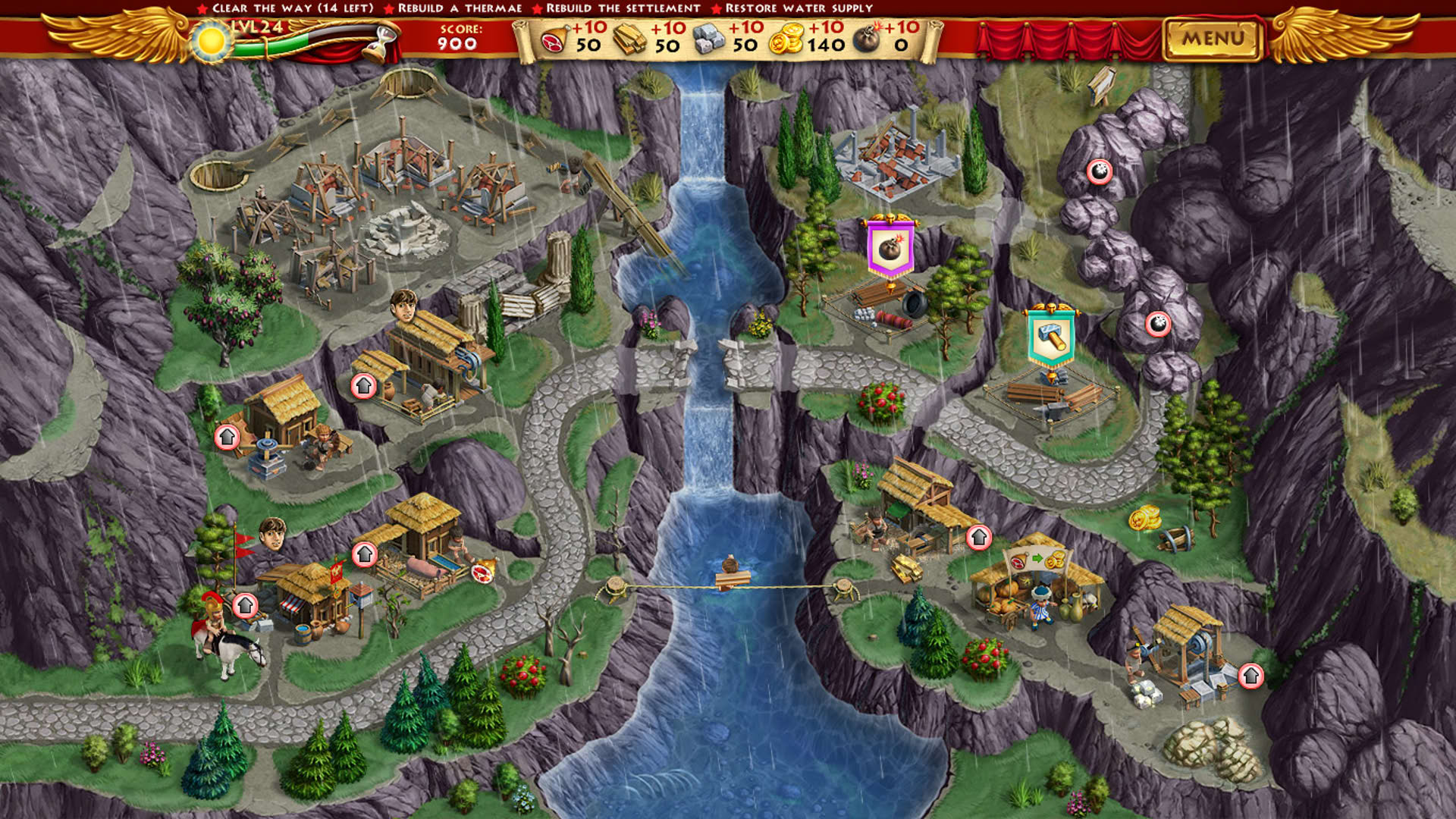 Screenshot for Roads of Rome: New Generation