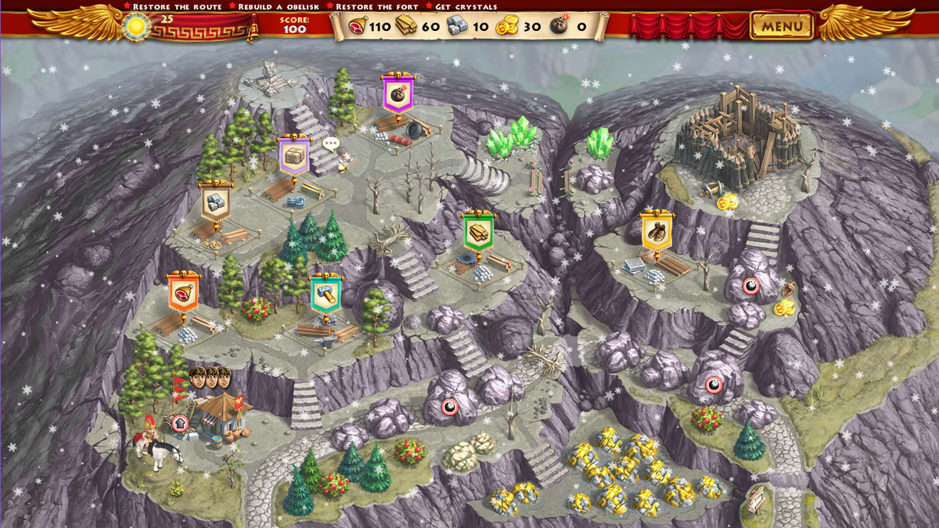 Screenshot for Roads of Rome: New Generation