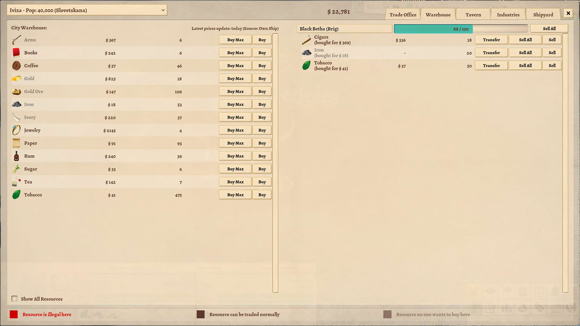 Screenshot for Winds of Trade