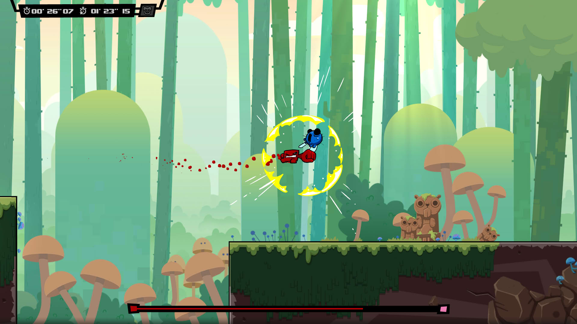 Screenshot for Super Meat Boy Forever