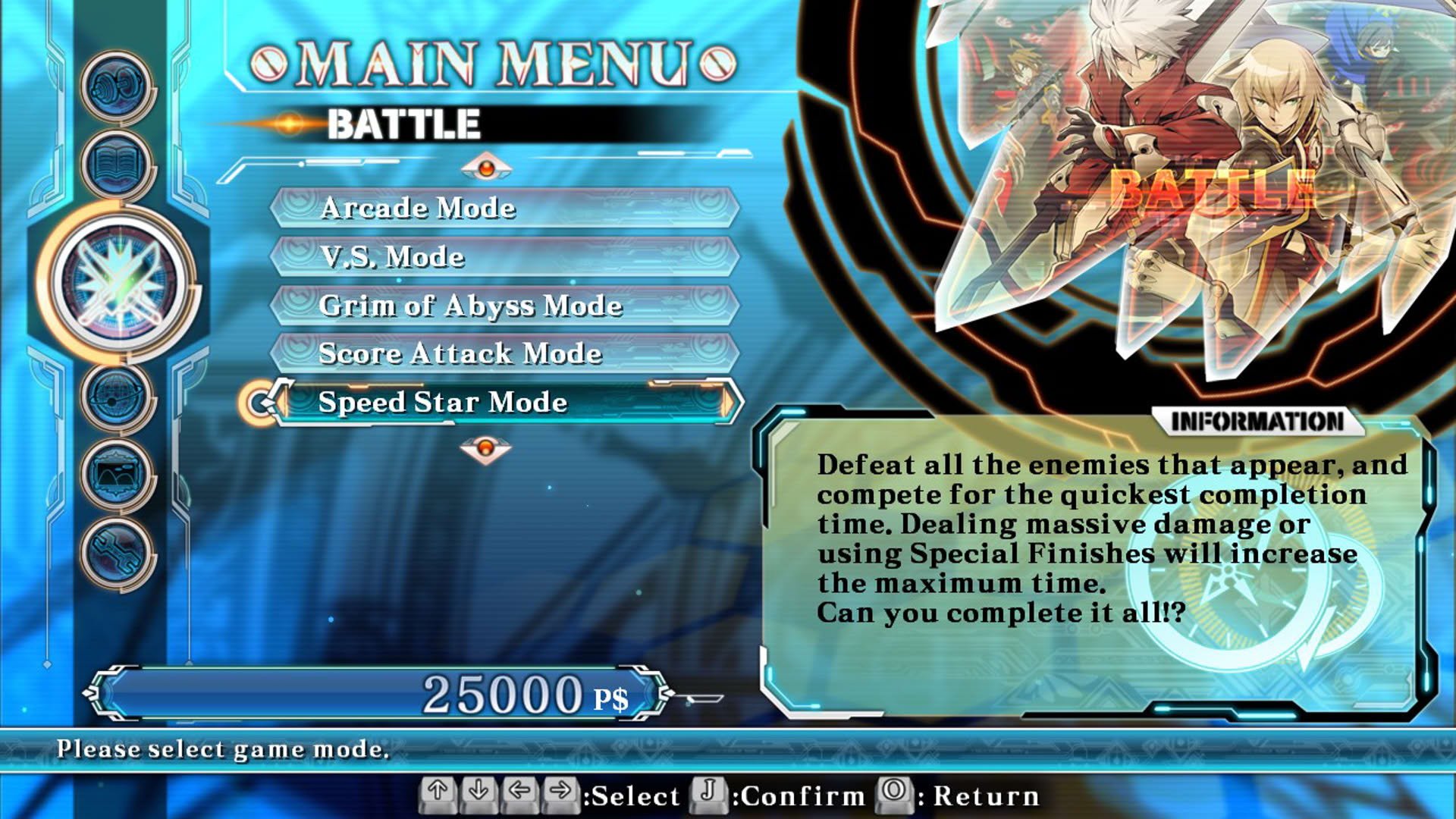 Screenshot for BlazBlue: Central Fiction