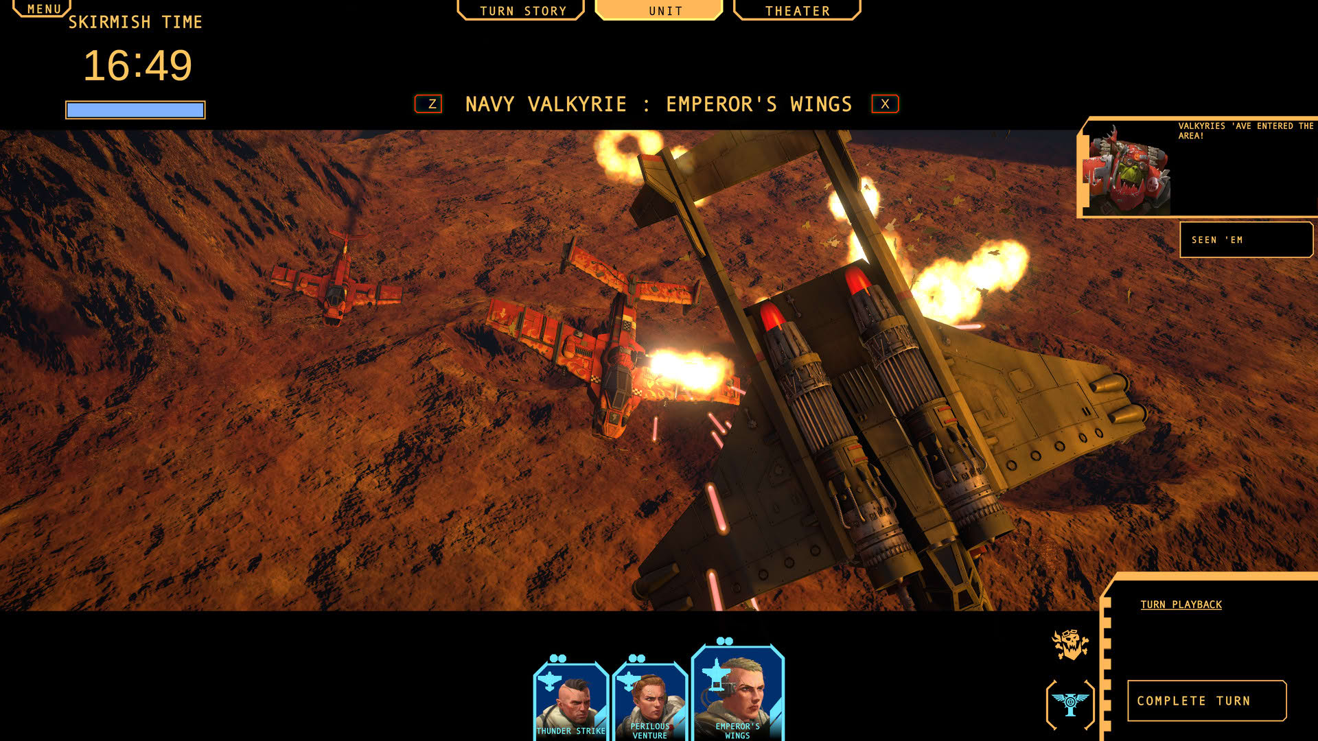 Screenshot for Aeronautica Imperialis: Flight Command