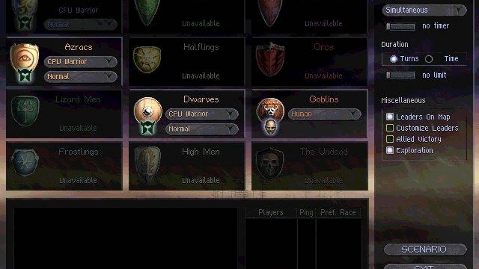 Screenshot for Age of Wonders