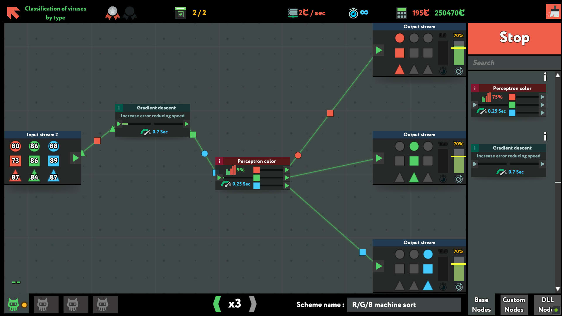 Screenshot for while True: learn()