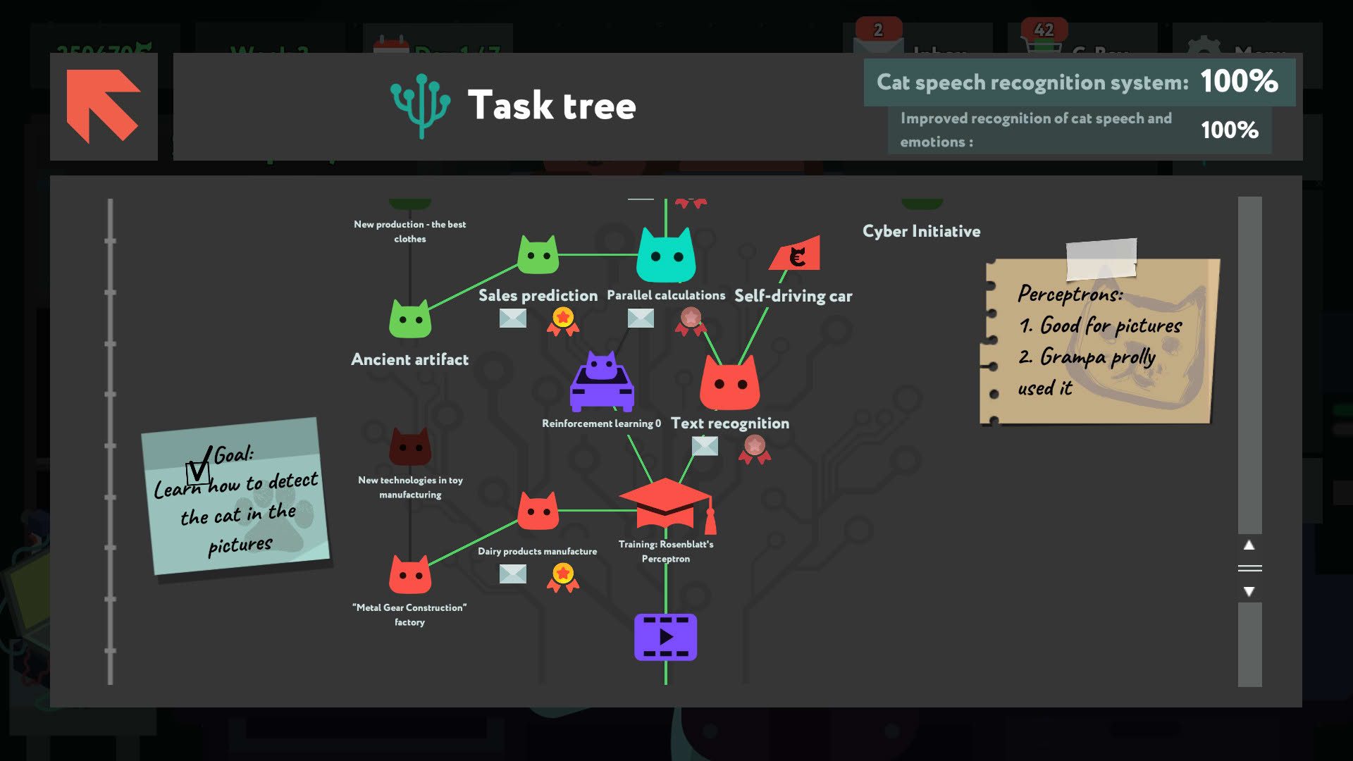 Screenshot for while True: learn()