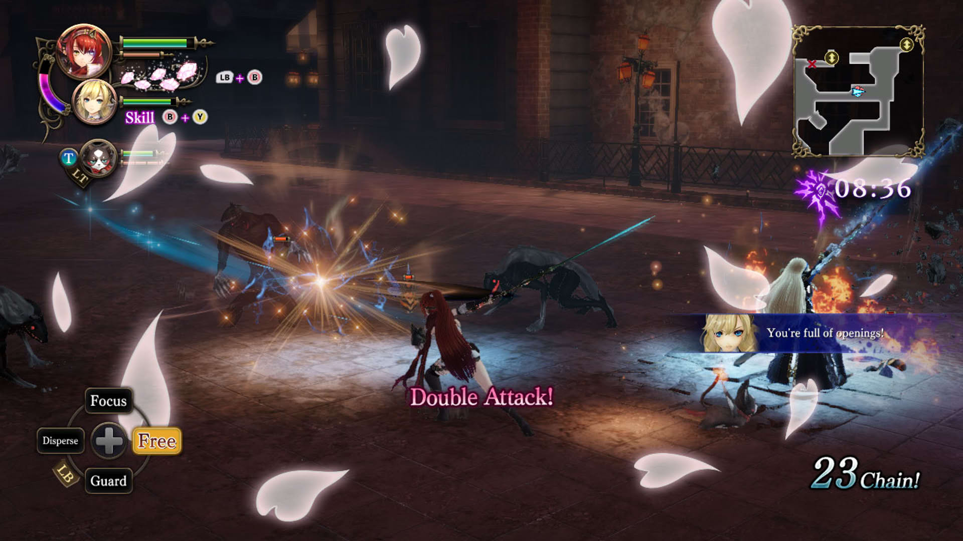 Screenshot for Nights of Azure 2: Bride of the New Moon