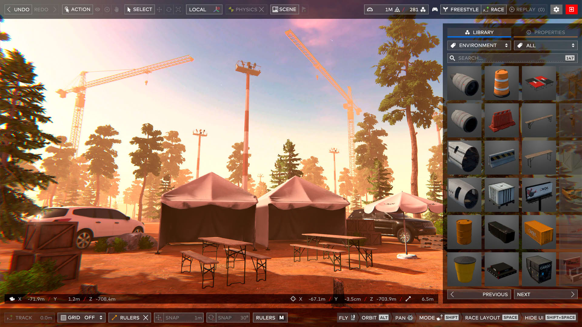 Screenshot for The Drone Racing League Simulator